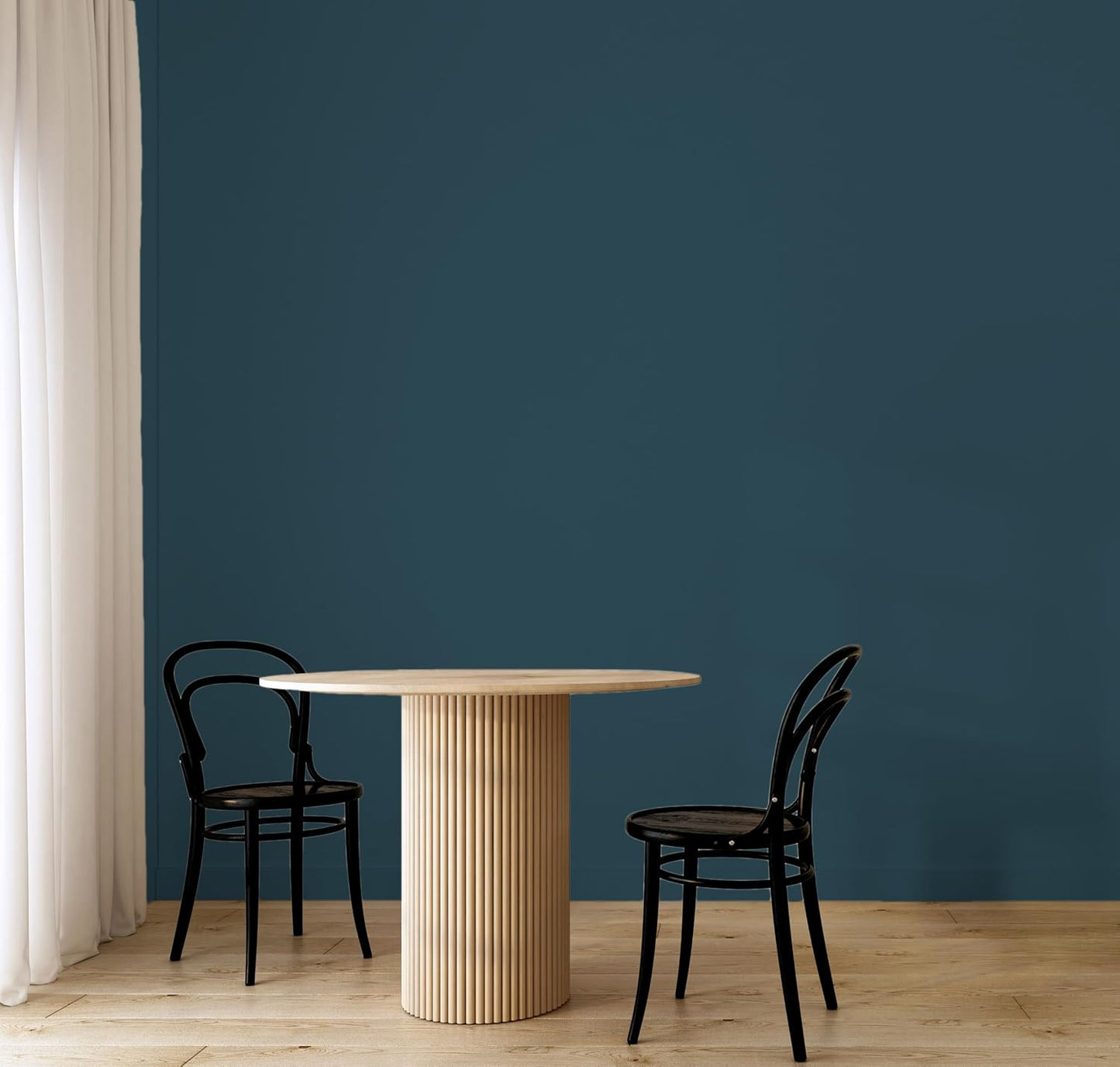 EVOLVE Paint & Primer: Environment-friendly, Eggshell with One-coat Coverage for Interior & Exterior surfaces (Deep Blue, 1-Gallon)