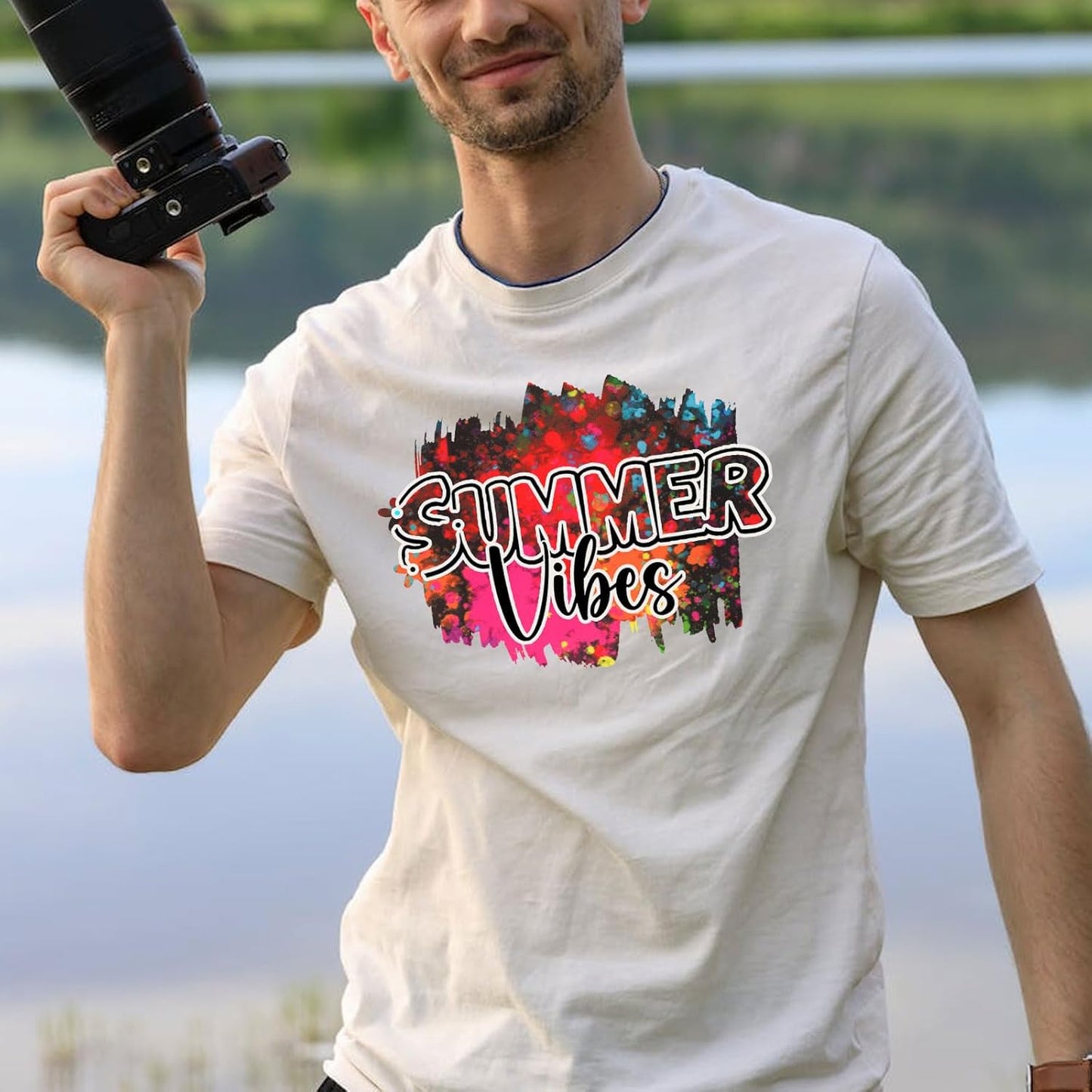 Tintnut Splash Heat Transfer Vinyl Roll - 12" x 5ft Mutilcolor Watercolor Ink Patterned HTV Splatter Iron On Vinyl DIY T-Shirts Hats Clothes Canvas Bags