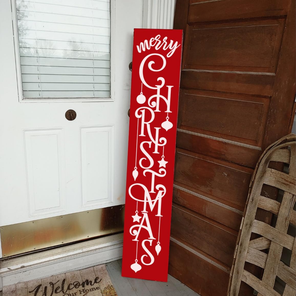 Christmas Stencils for Painting on Wood Porch Christmas Stencil Large Believe Xmas Holiday Stencils for Door Mats Window Glass Fabrics Crafts