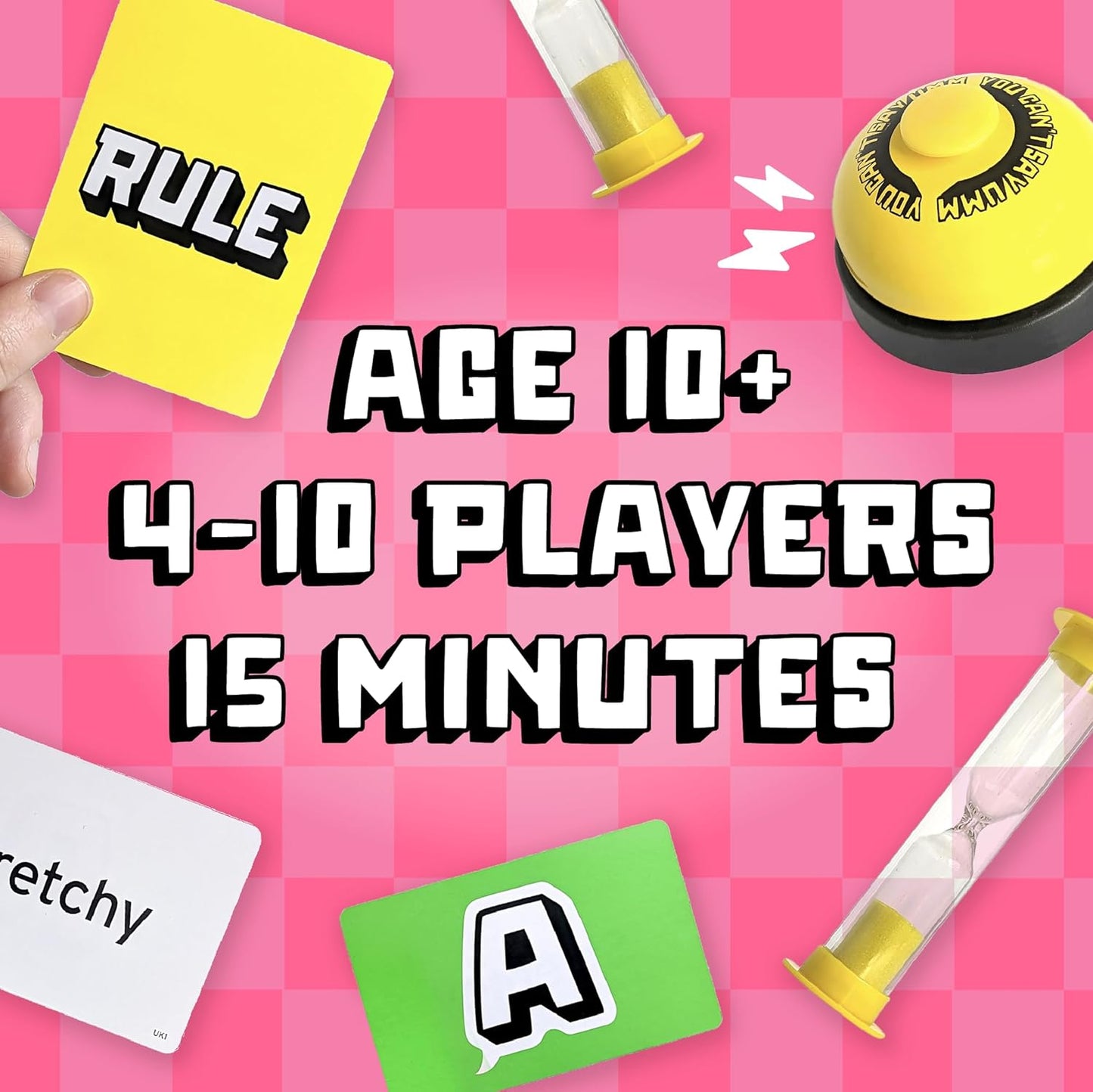 You Can't Say UMM: A Party Game for Family and Adults, Fast-Paced Family Word Game, Must Have for Game Night, Bonus Content Included