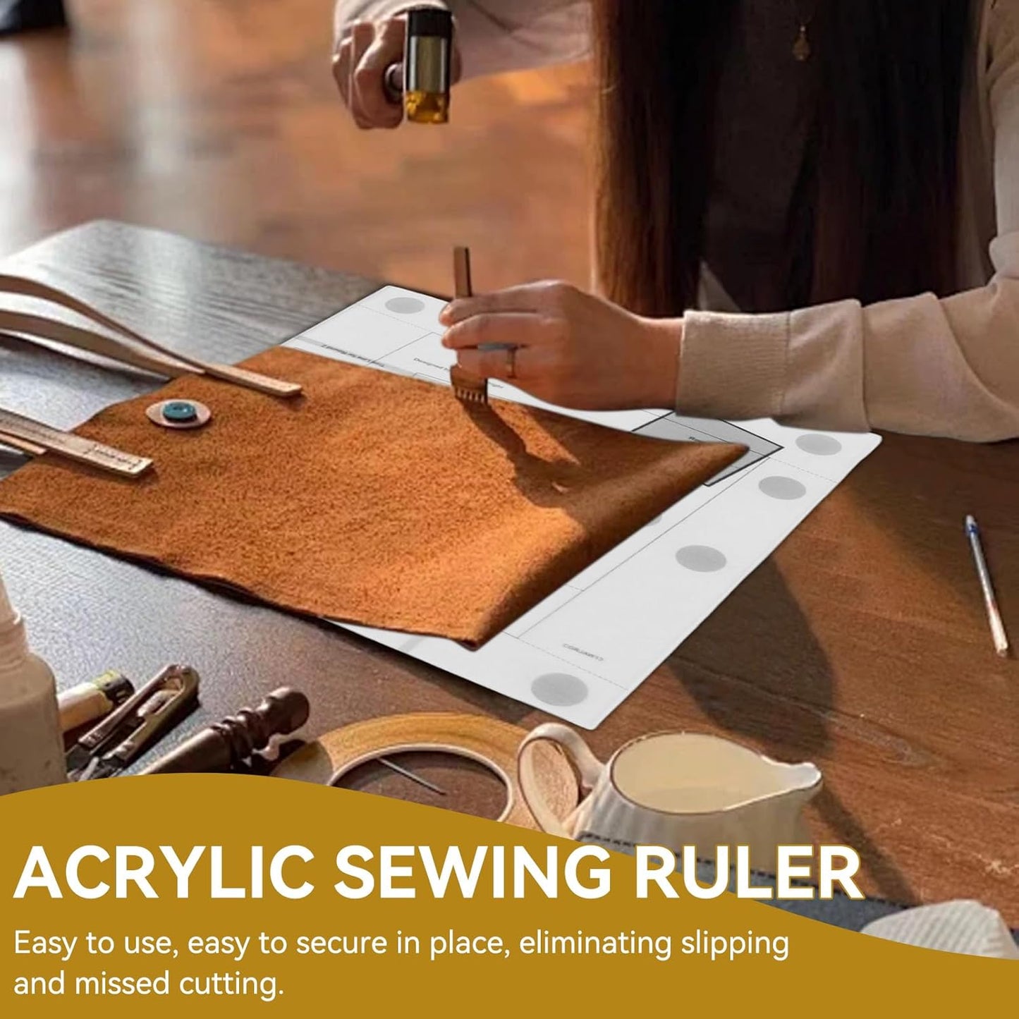 Sewing Rulers, Quilting Rulers Quilting Rulers Curvy Log Cabin Trim Tool Finished Blocks Quilting Template Patchwork Sewing DIY Ruler Quilting Rulers [10 inch]