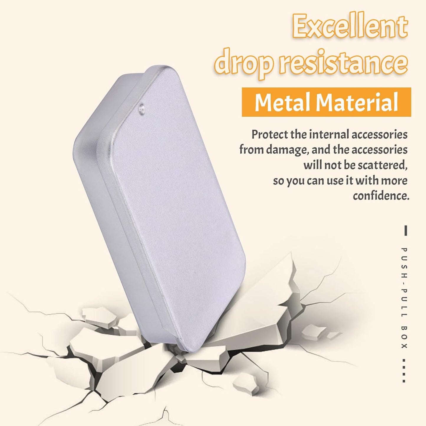 Jmuiiu Metal Stitch Markers, 50Pcs Spiral Metal Colorful Crochet Stitch Markers, Crochet Marker Ring for Knitting Crocheting Clothing Tag DIY Craft Project with Storage Box