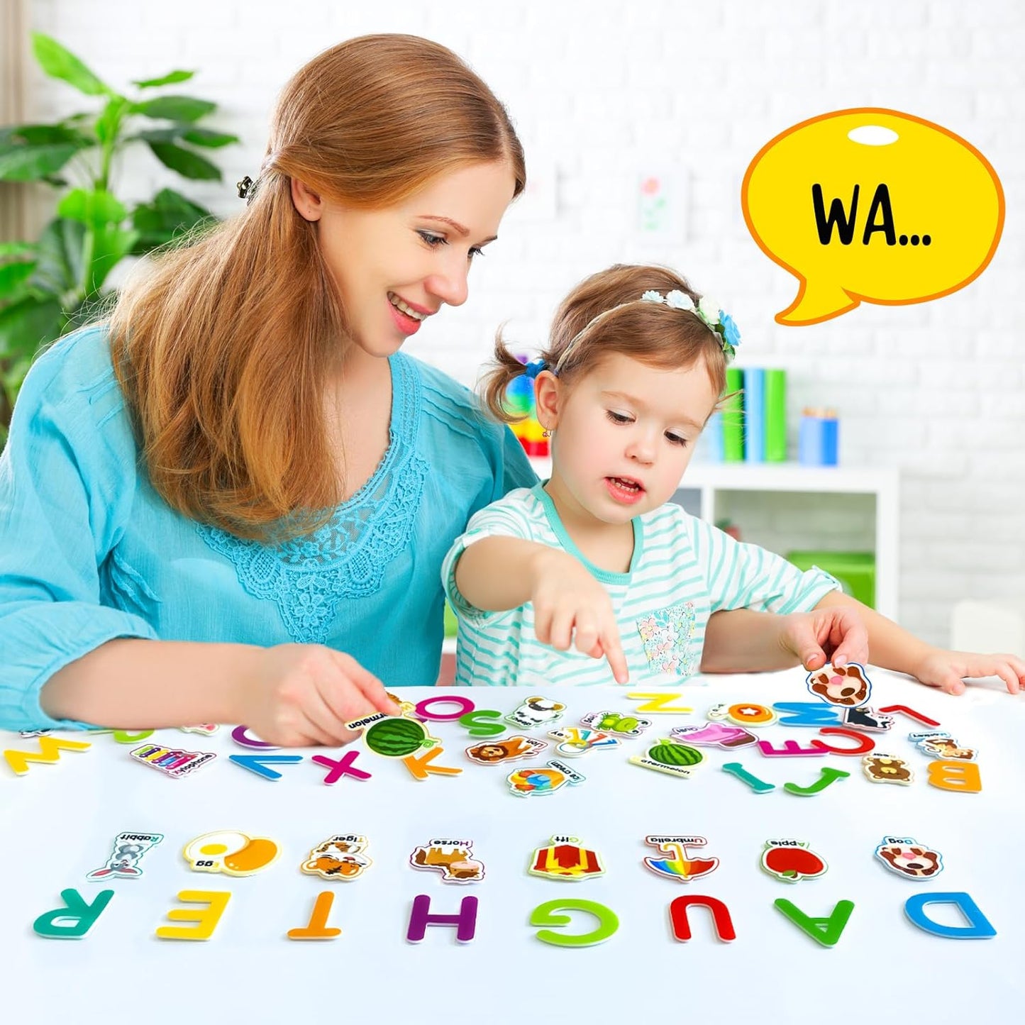 Felt Learning Letters and Numbers - 75 Felt Board Pieces for Flannel Board, Alphabet ABC for Toddlers, Kindergarten, Preschool