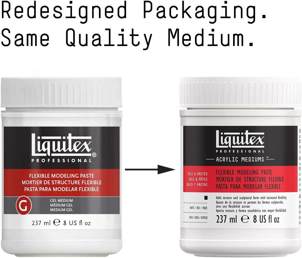 Liquitex Professional Flexible Modeling Paste, 237ml (8-oz)