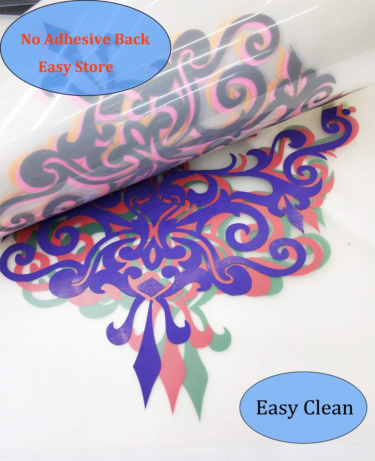 guangyintong Purple Matte HTV Vinyl Roll, 12" x 10ft, Heat Transfer for T-Shirts, All Cutter Machine Compatible, DIY Design, Sports Mesh, Cotton, Polyester, Fade Resistant