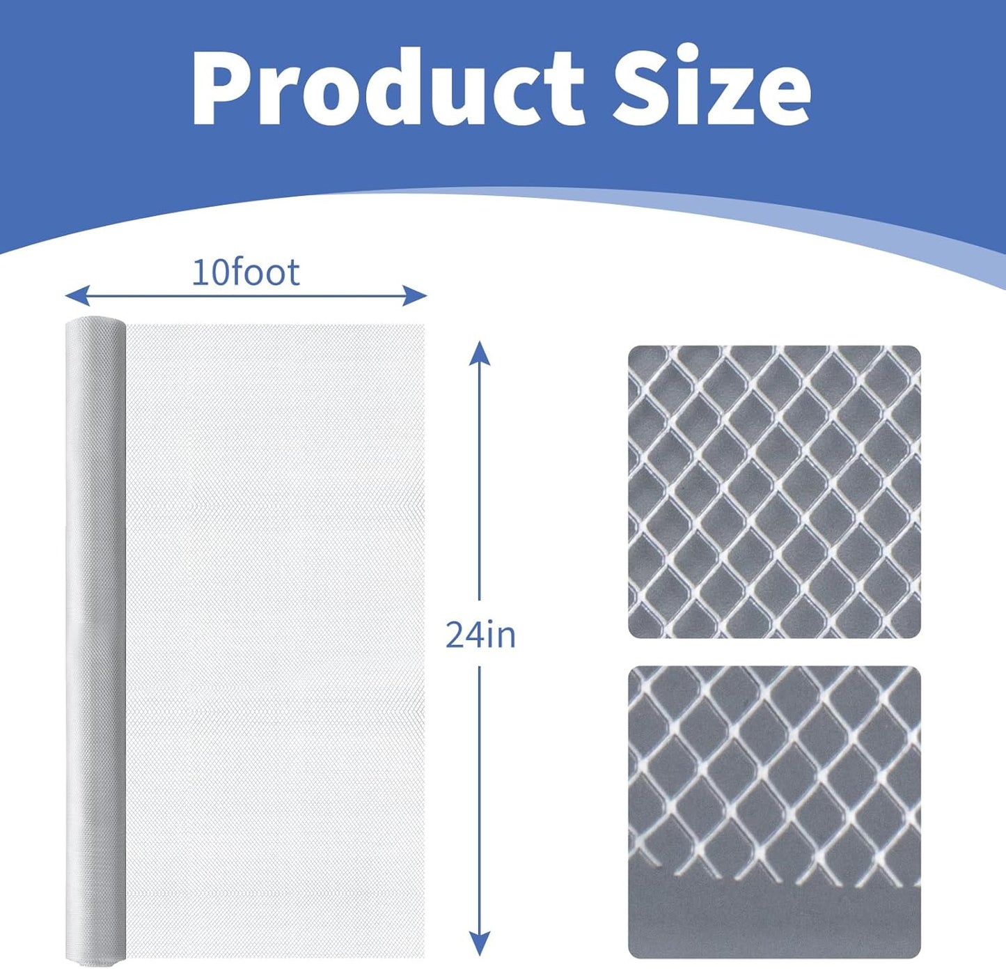 24 Inch by 10 Foot Sculpting Wire Mesh, Aluminum Wire Mesh for Arts and Craft,Sculpting Mesh Roll 24 Inch×10 Foot, Stainless Mesh Screen for Sculpting Clay DIY Projects Jewelry Making