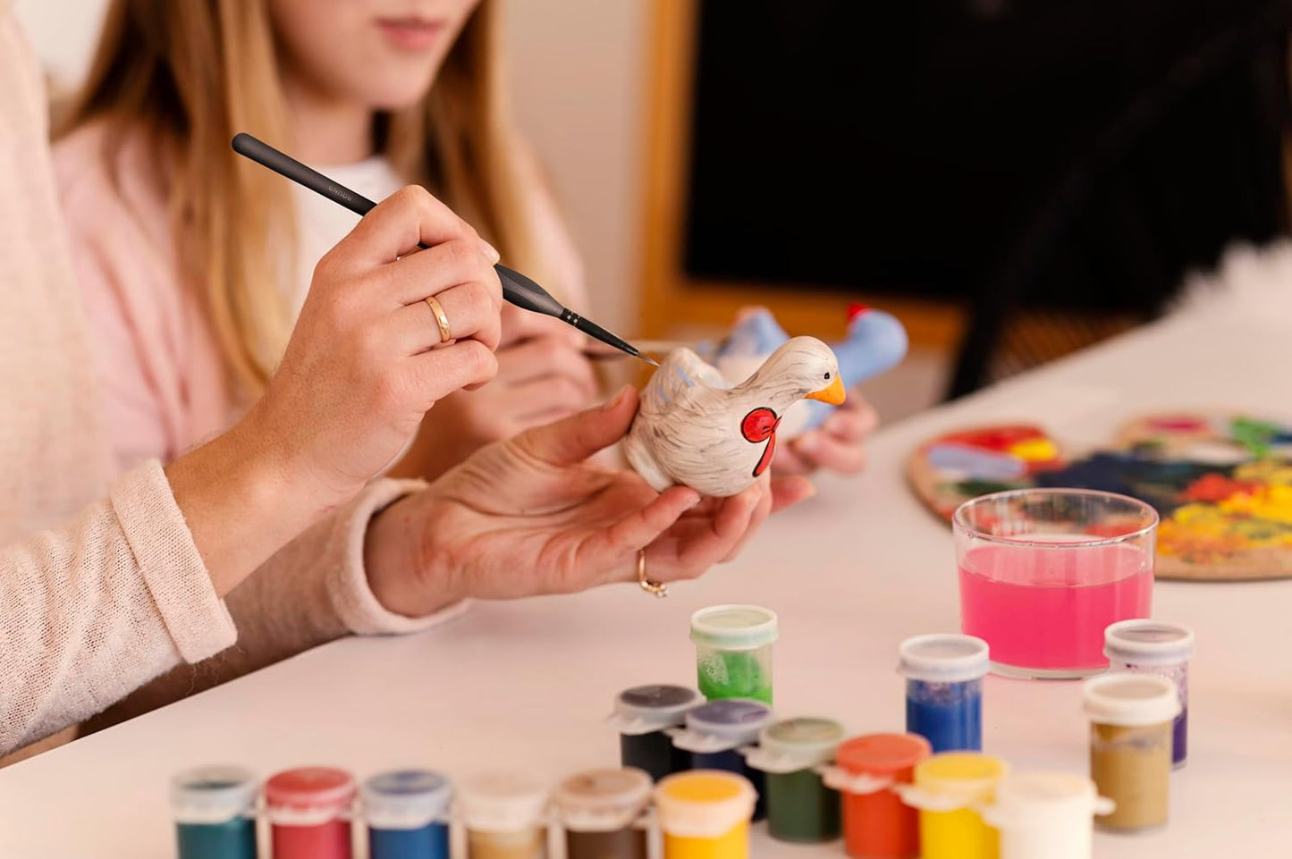 Miniature Paint Brushes Set of 13, Detail Brushes for Acrylic, Oil, Watercolor, Nail Art, Mixed Media Art, Model Painting, Miniature Painting, Face & Fantasy Art, Paint by Numbers Kit