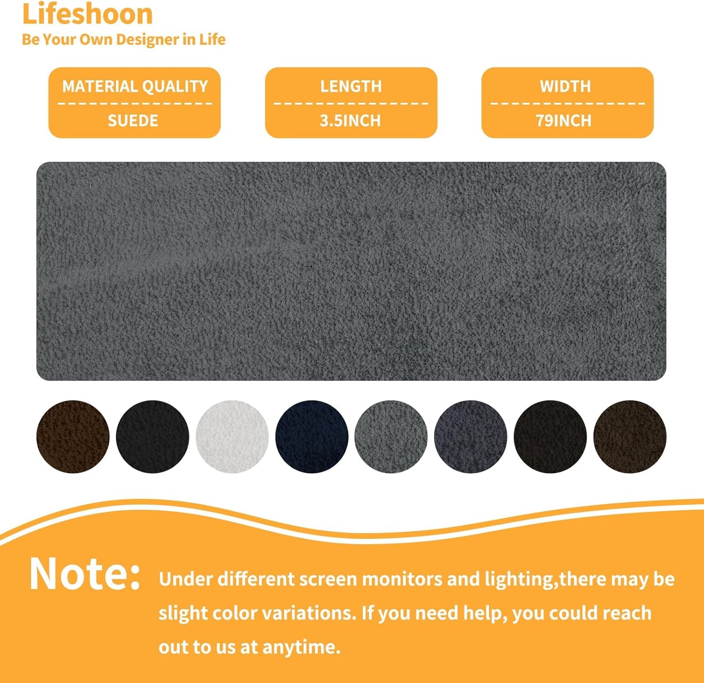 Fabric Repair Patches, Self-Adhesive Suede Patches Tape Durable, DIY Large Fabric Repair for Sofa, Couches, Furniture, Chair, Clothing （3.5X79 Inch, Dark Brown）