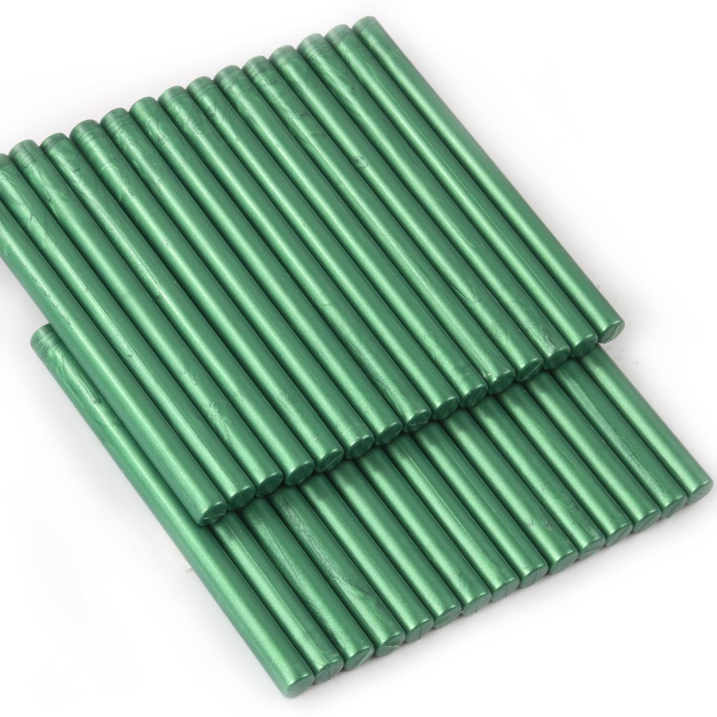 Pine Green Wax Seal Sticks, 30pcs Sealing Wax Sticks, HOSEALING Glue Gun Wax Seal Sticks for Wax Seal Stamp, Premium Sealing Wax for Wedding Invitations, Letter, Envelope (Mini Size)