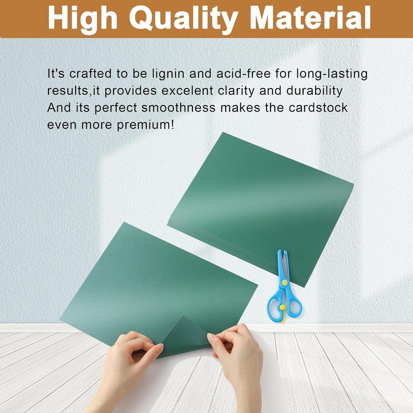 40 Sheets Christmas Green Shimmer Cardstock 8.5 x 11 Scrapbook Paper, 75lb Dark Green Card Stock Crafts Paper for DIY Cards, Thanksgiving Cards, Invitations, Anniversary Card