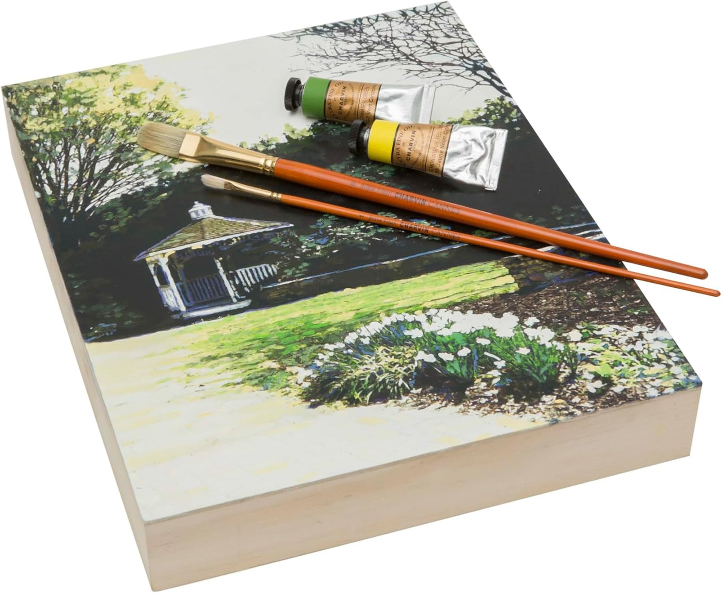 Charvin Extra Fine Professional Acrylic Paint - Salutation Set of 8-60ml Tubes, Triple-Milled, Lightfast Pigments, Open Stock Artist Acrylic Paints in Nature-Inspired Hues