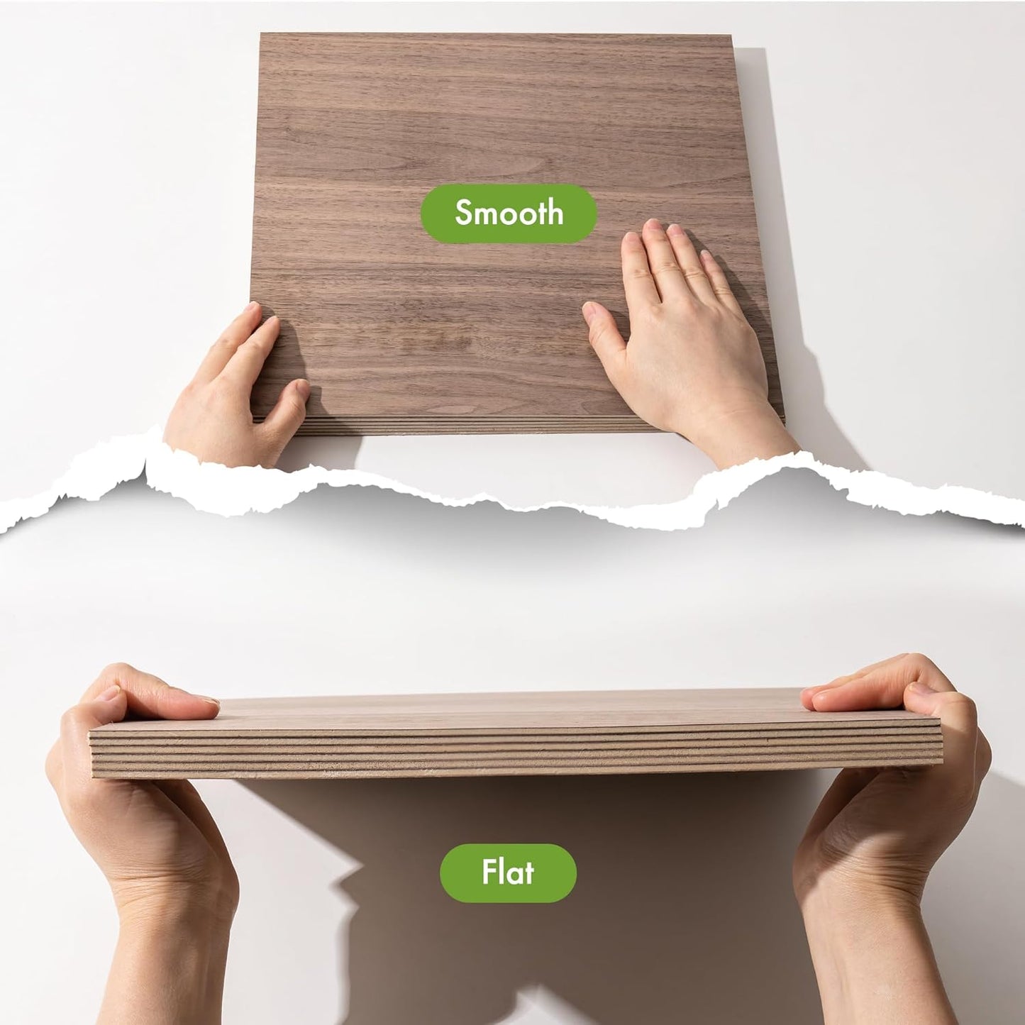 ROBOTIME 6-Pack Basswood Sheets 1/8" - 12 x 16 x 1/8 Inch - 3mm Plywood Sheets for Laser Cutting, Engraving & Wood Burning (Pyrography) - Thin Unfinished Wood Boards for Craft