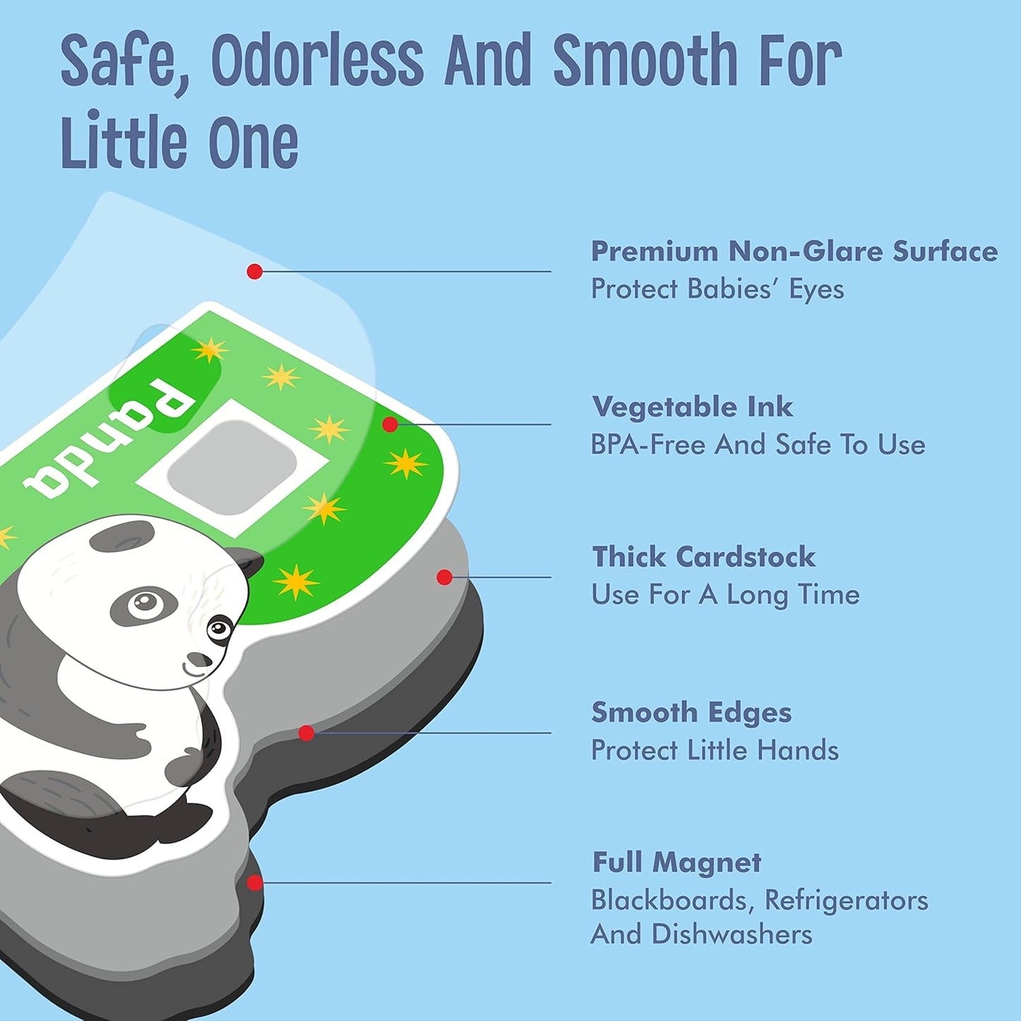 26 Magnetic Alphabet, Uppercase Letters with Adorable Zoo Animal Alphabet ABC Fridge Magnets Educational Spelling Learning Games Toys Set for Kids, Toddlers 3 4 5 Years Old