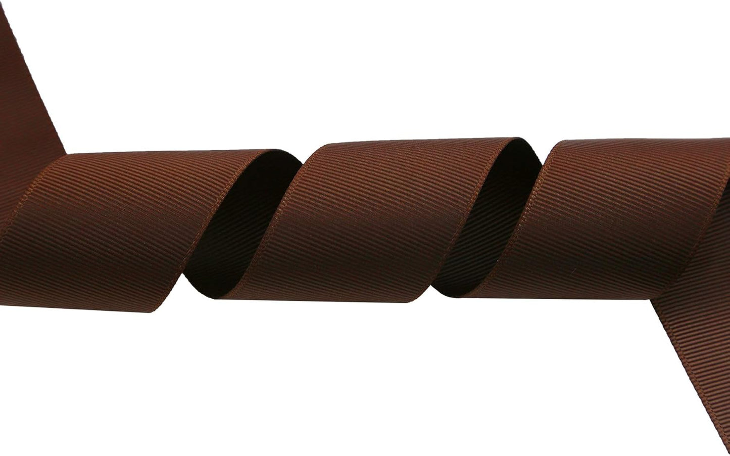 ITIsparkle 11/2" Inch Grosgrain Ribbon 25 Yards-Roll Set for Gift Wrapping Cake Decoration Party Favor Hair Braids Hair Bow Baby Shower Decoration Floral Arrangement Craft Supplies, Brown Ribbon