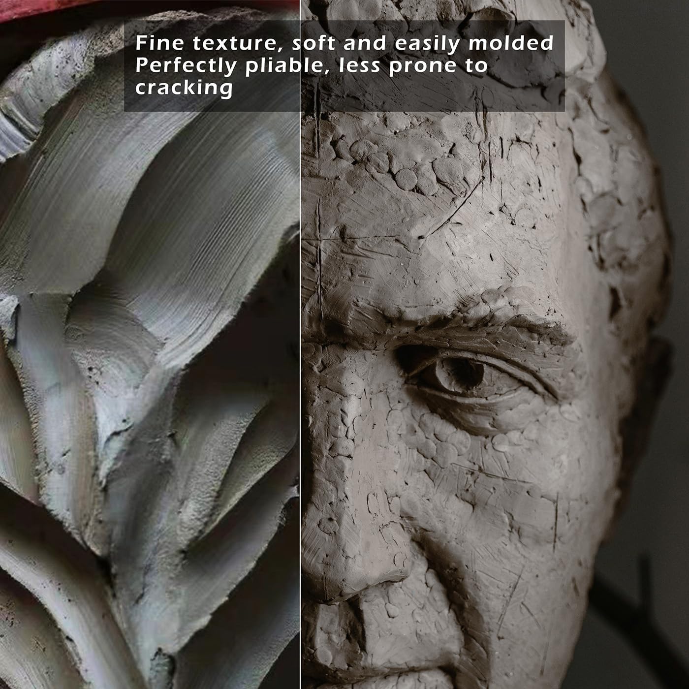 ReArt Air Dry Modeling Clay 3.3LBS, for Sculpting, Wheel Throwing, Hand Building, All-Purpose Modeling Clay (Terracotta)