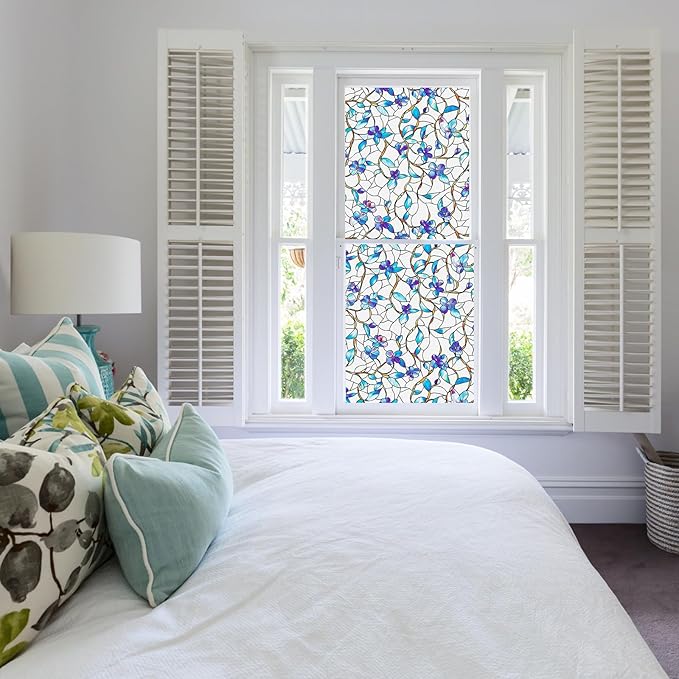 Frosted Glass Window Frosting Film Window Privacy Film One Way Privacy Windows Clings Static Cling Home Room Bathroom Spring Decor Car Decorations Tint Door Cover Renter Friendly Stickers