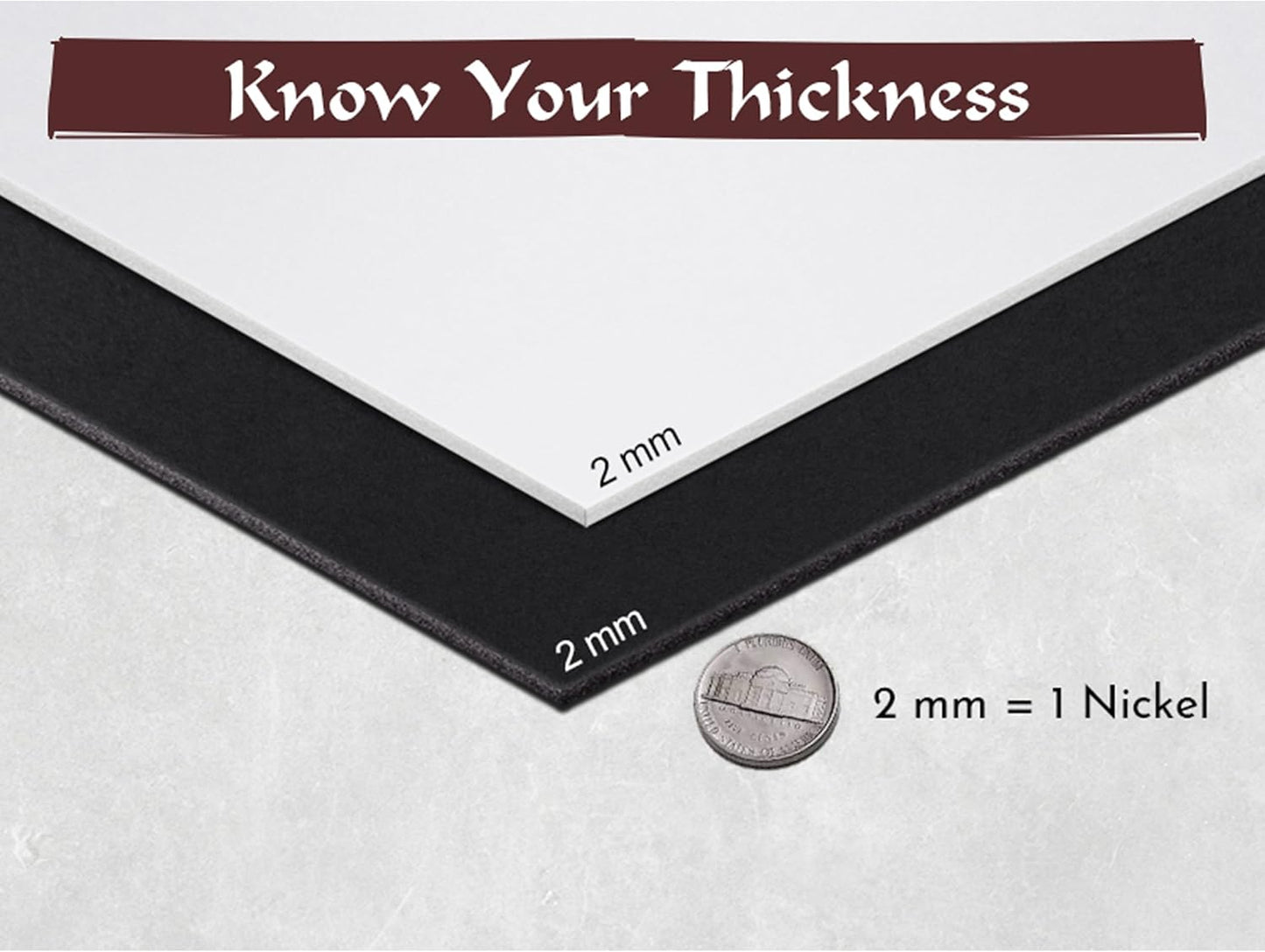 2-Pack Shape Retention EVA Cosplay Foam - 2mm Thick (Black) 14x39 inch High Density EVA Craft Foam Sheets - Premium 85 kg/m3 Heat Shape Material for DIY, Comic, Con or Halloween Costumes - The Foamory