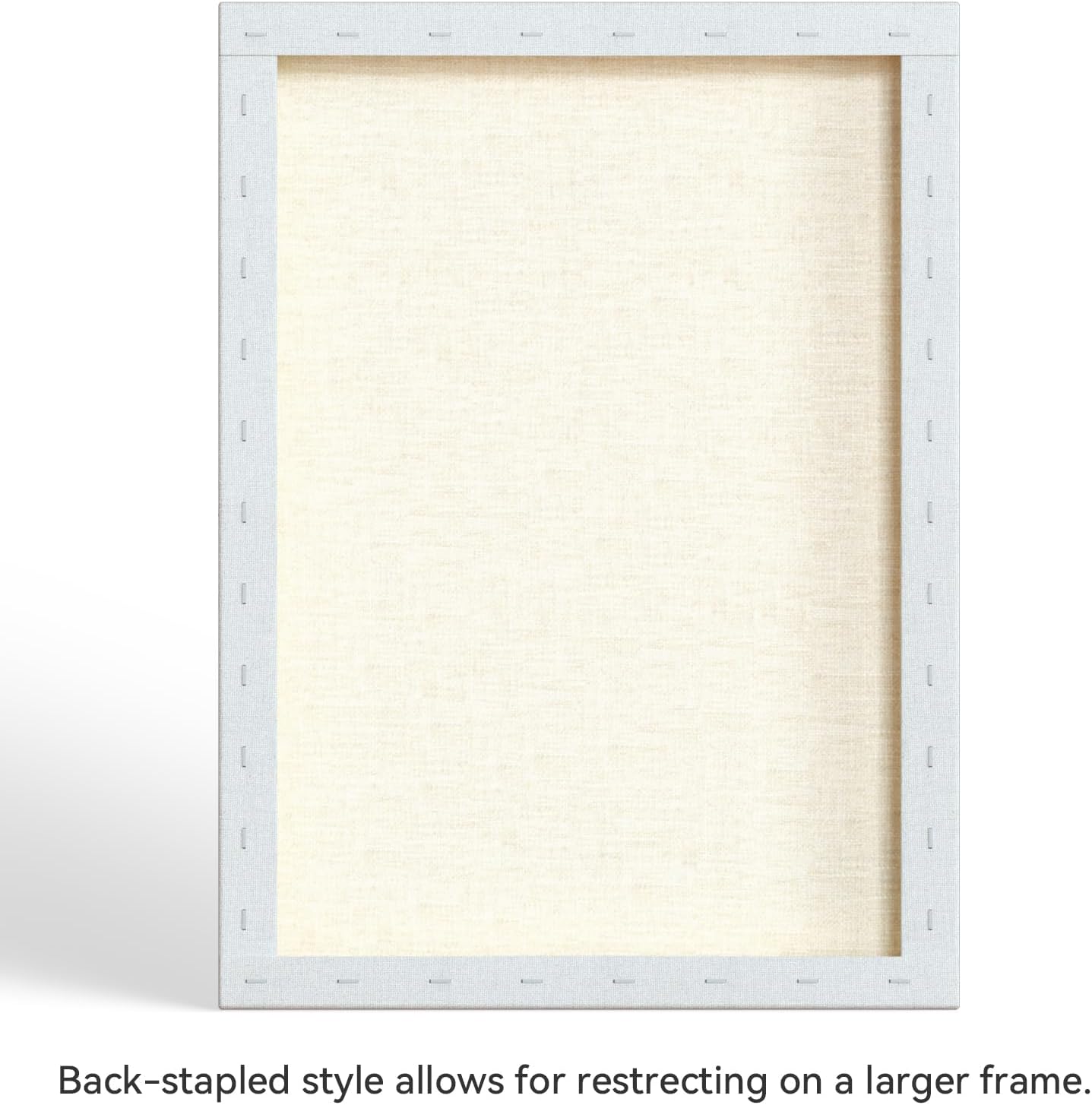 PHOENIX 18x24 Inch Museum Canvas - 2 3/8 Inch Thick Porfile Deep Large Stretched Canvas for Painting 1 Pack 100% Cotton 11 Oz. Gesso Primed White Blank Professional Canvas Oil & Acrylic Paints