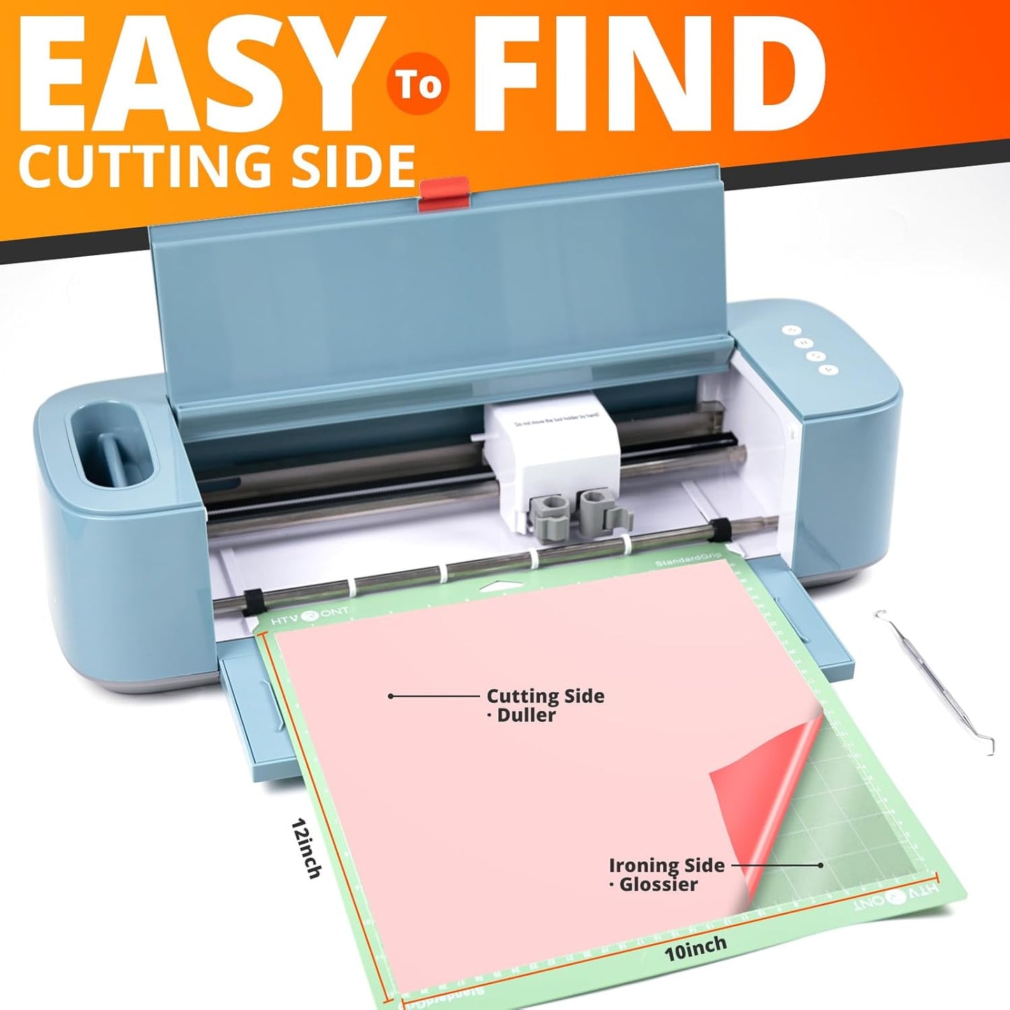 HTVRONT Heat Transfer Vinyl HTV Vinyl Bundle, 65 Pack Iron on Vinyl for T-Shirts 41 Assorted Colors HTV Vinyl Bundle with Weeding Hooks and PTFE Sheet