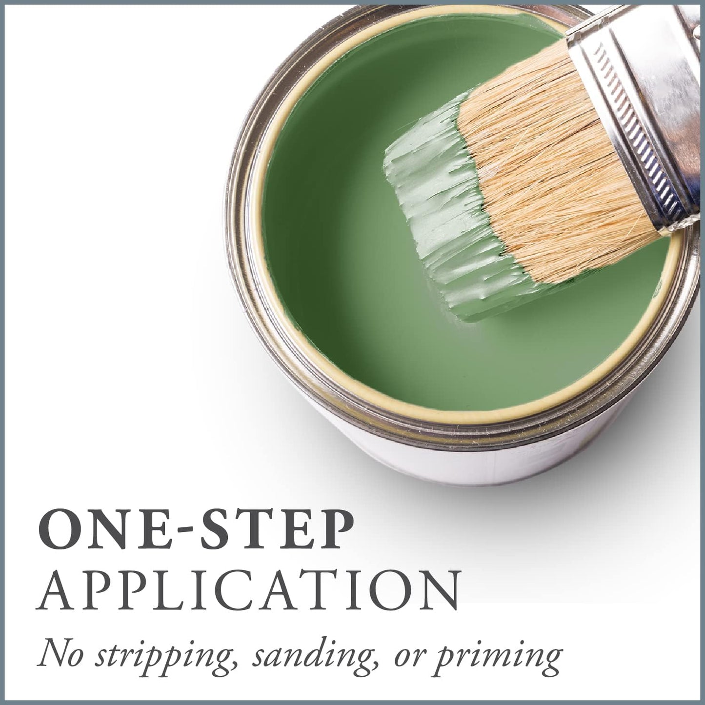 AMY HOWARD AT HOME Chalk-Based One Step Paint for Furniture, Cabinetry, Decor, Finish, and More | No Stripping, Sanding, or Priming | Dark Base | 16 Ounce | Easy Street