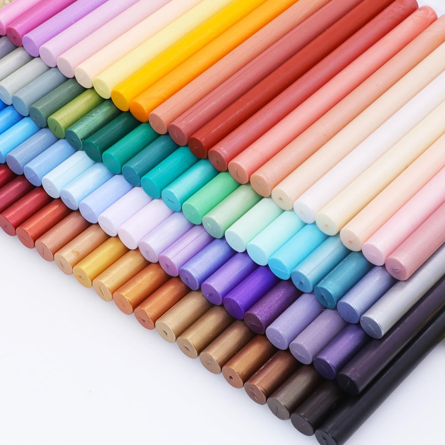 Gray Blue Wax Seal Sticks, 30pcs Sealing Wax Sticks, HOSEALING Glue Gun Wax Seal Sticks for Wax Seal Stamp, Premium Sealing Wax for Wedding Invitations, Letter, Envelope (Mini Size)