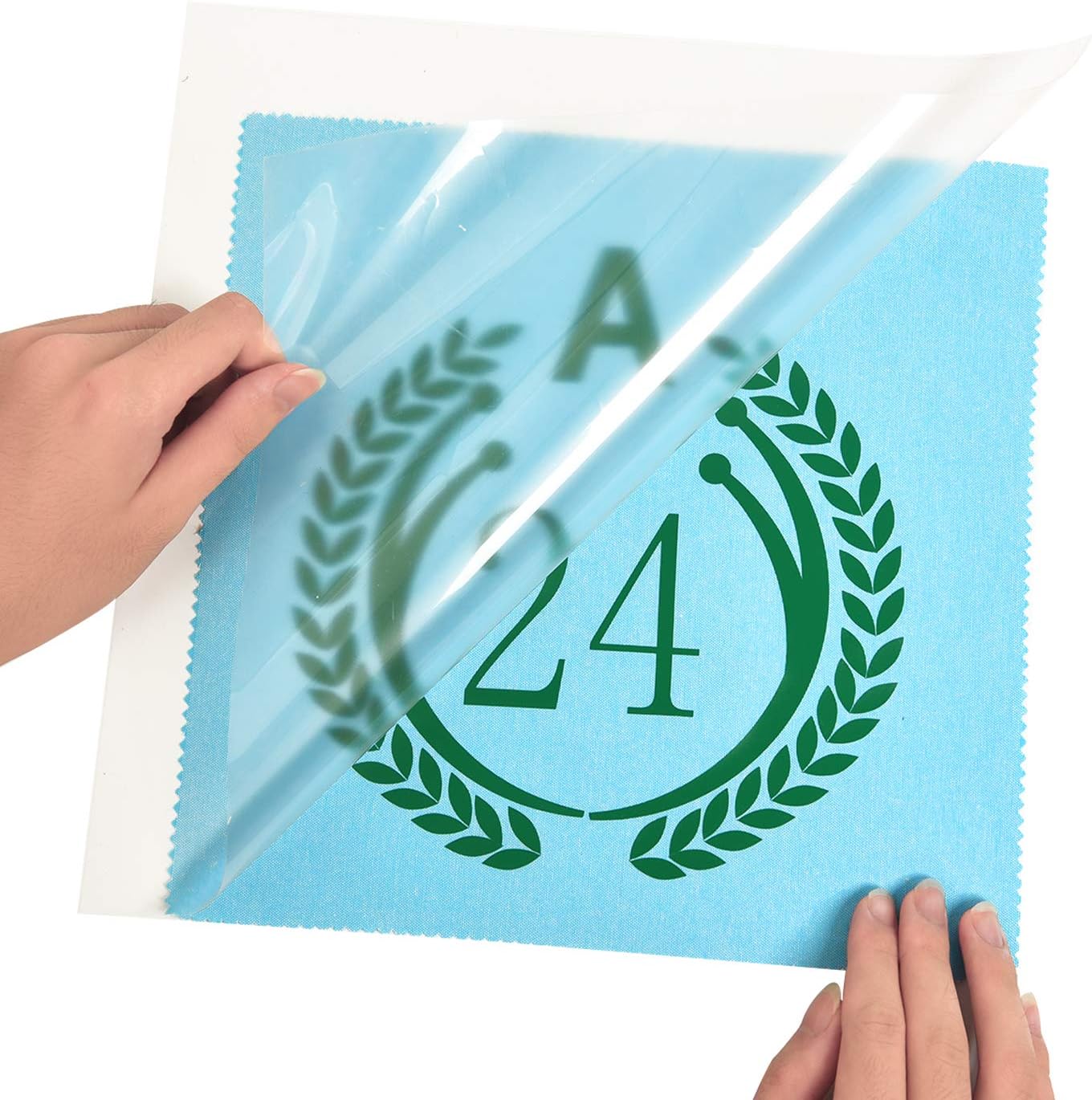 RENLITONG Green HTV Iron on Vinyl 12Inch by 10ft Roll Heat Transfer Vinyl for T-Shirt HTV Rolls for All Cutter Machine - Easy to Cut & Weed for Heat Transfer Design