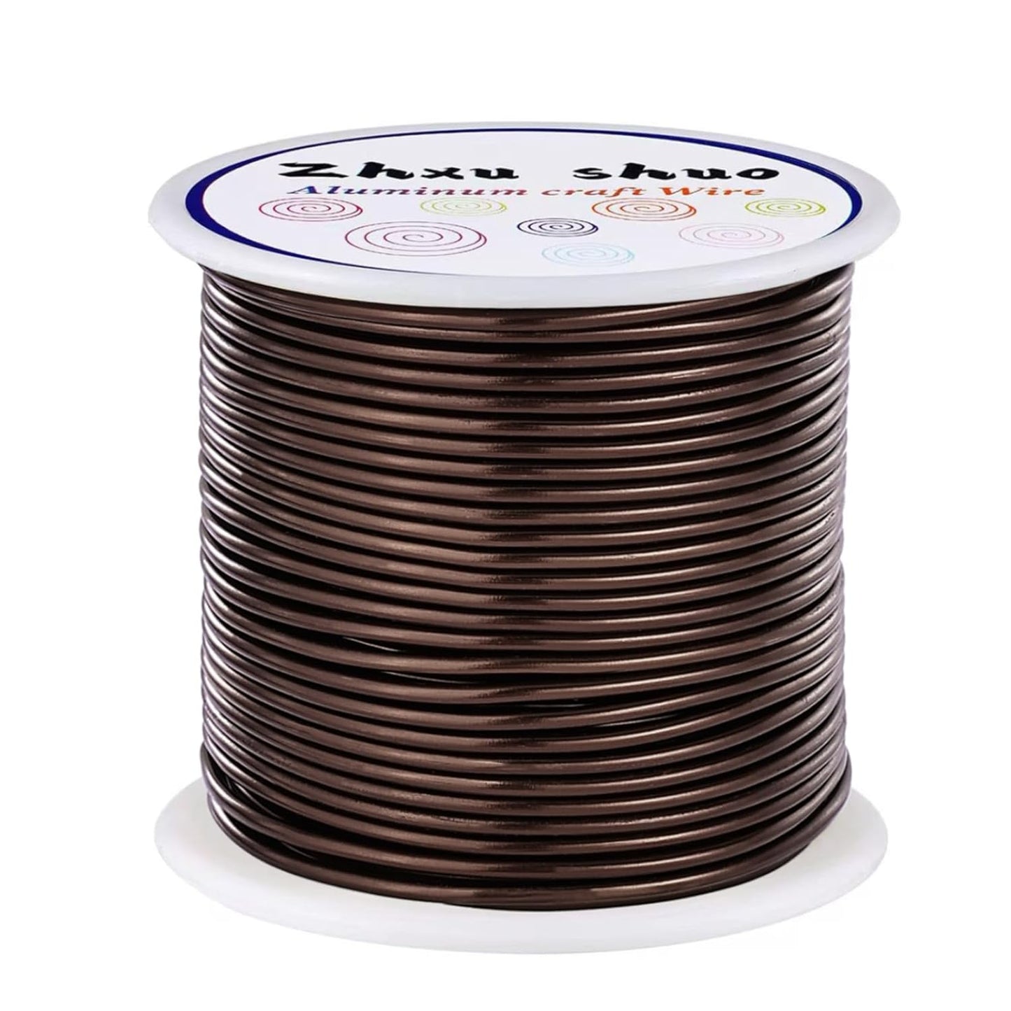 12 Gauge(2mm) Aluminum Wire 35 Yards Anodized Metal Wire for Bonsai Armature Crafting Sculpting Jewelry Craft Making Beading Floral (Light Brown, 12 Gauge)