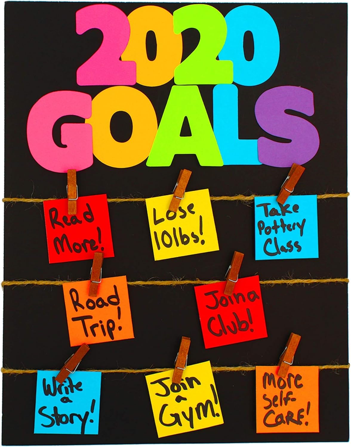 ArtSkills Poster Letters 4” Paper Letters for Poster Board Projects, Classroom Bulletin Boards, Sign Making Supplies, Neon, 190 Pieces