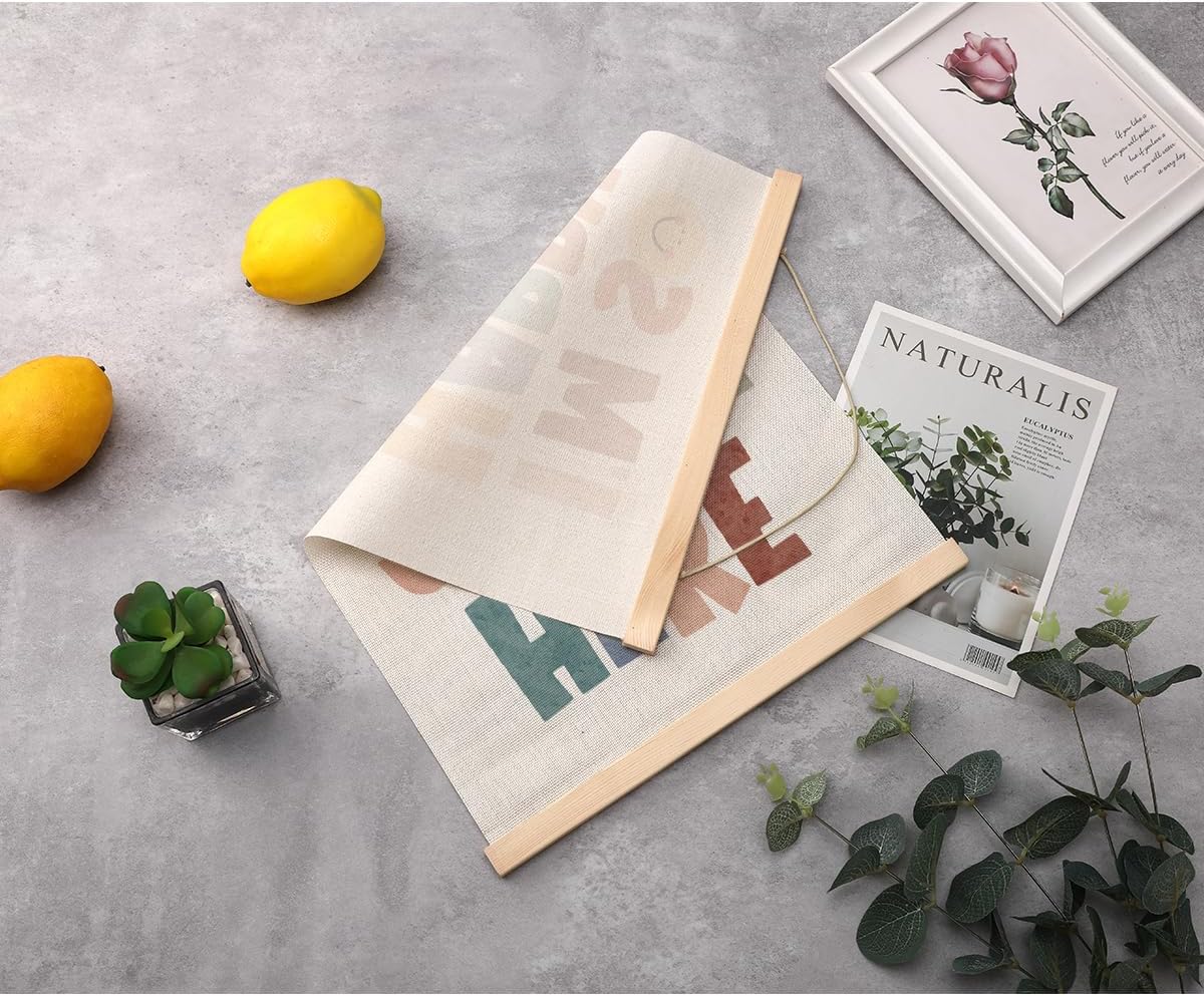 Boho Classroom Decor Wall Decor Poster Hanger, Teacher Gits, Welcome Sign Wall Hanging Flag Banner, Classroom Decoration Nursery Toddler Kids Room Playroom Decoration Wall Art Christmas Birthday Gifts