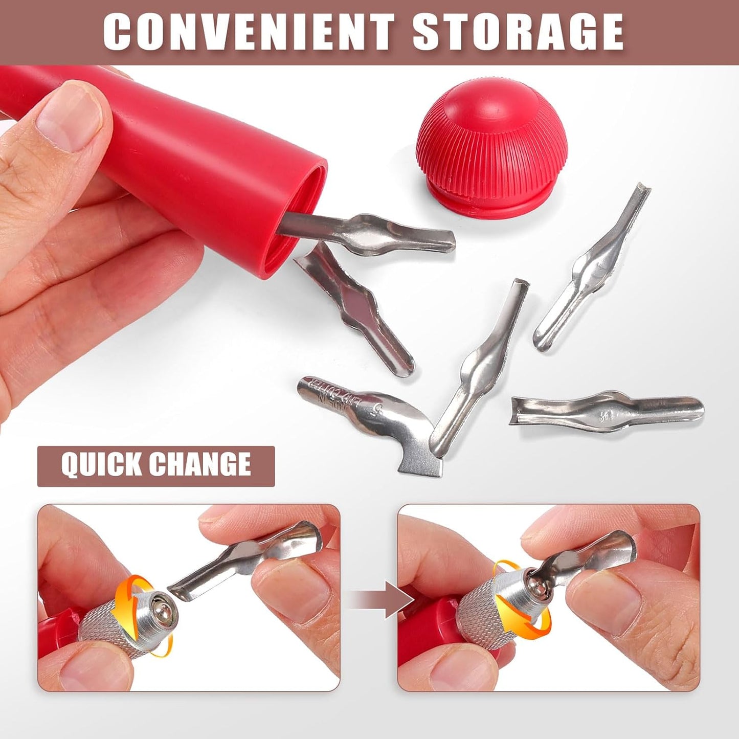 Linocut Kit for Printmaking with 5PCS 4"x6" Soft Rubber Linoleum Blocks, Brayer & Carving Tools – Block Printing & Stamp Making Supplies for Beginners & Artists