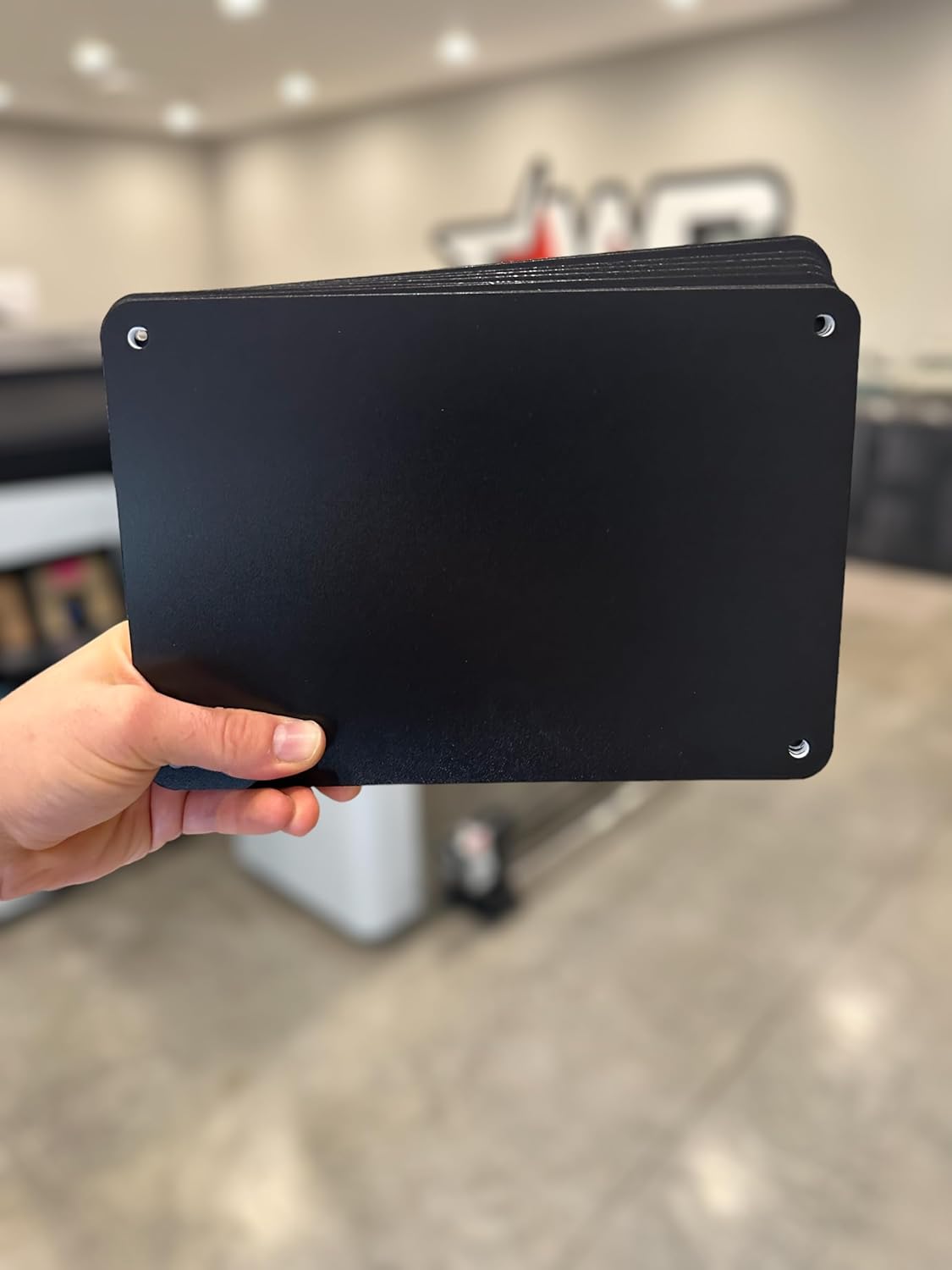 10 Pack Sign Blanks Black 7x10 PVC For Crafting, Painting, Vinyl, Safety, and Parking lot Signs