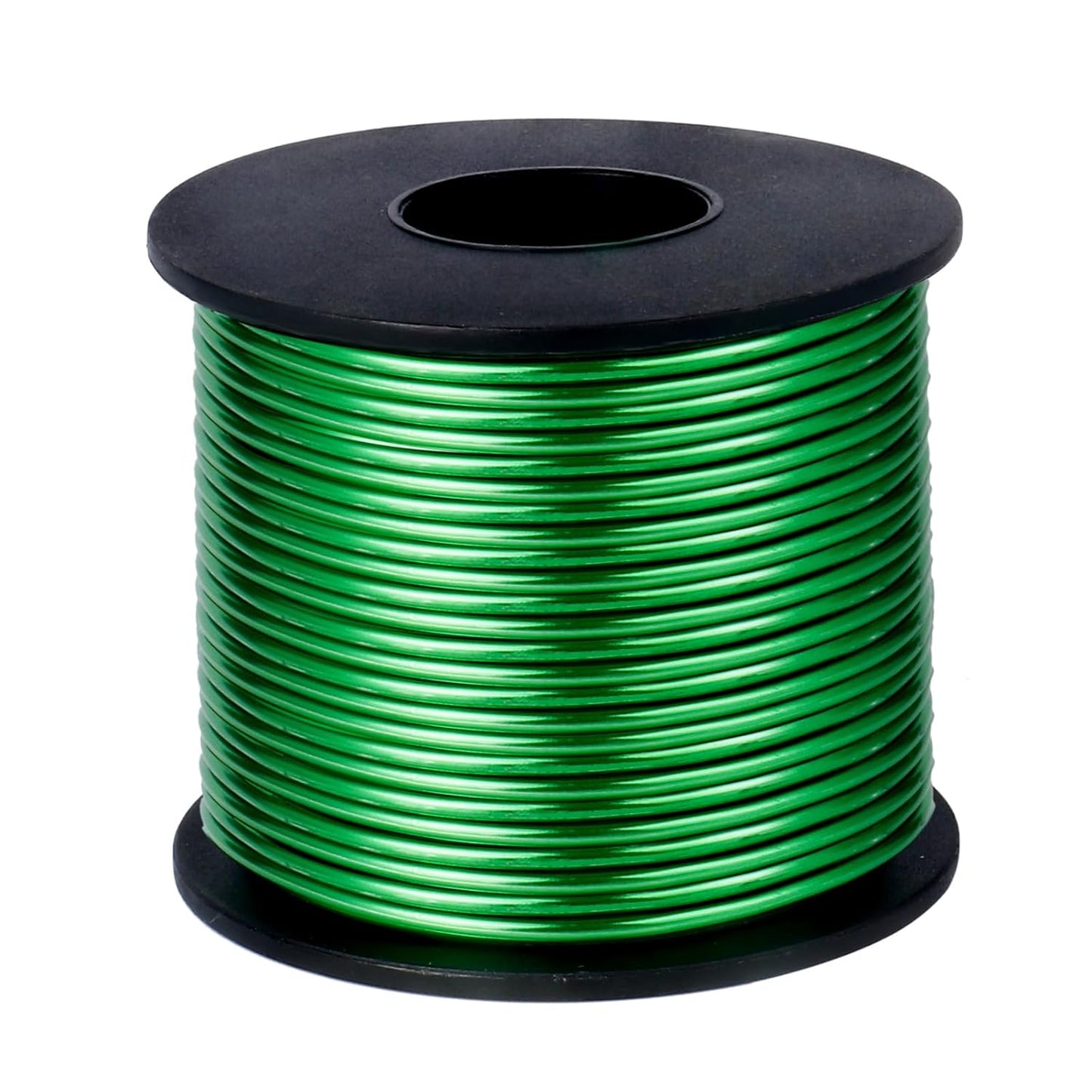 Aluminum Craft Wire, 95 Feet 2.0mm/ 14 Gauge Green Bendable Soft Metal Aluminum Wire Roll Bulk for DIY Crafts Sculpting Jewelry Making