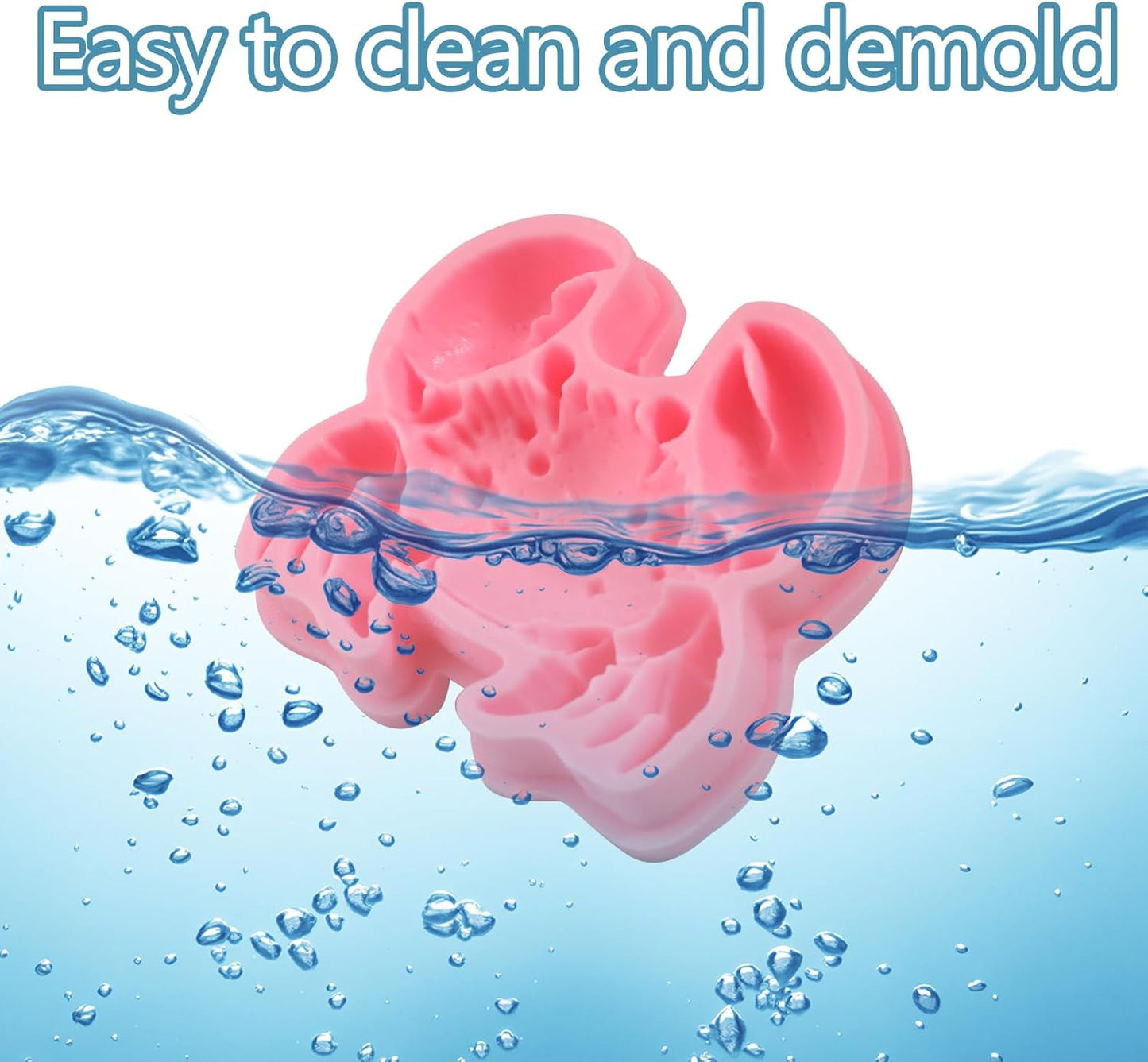 1 Pcs Cute Crab Chocolate Silicone Mold, Ocean Theme Cake Decoration Fondant Mold, for Summer Party Cupcake Toppers Cookies Candy Chocolate Gum Resin Modeling Clay Plaster Soap Reusable