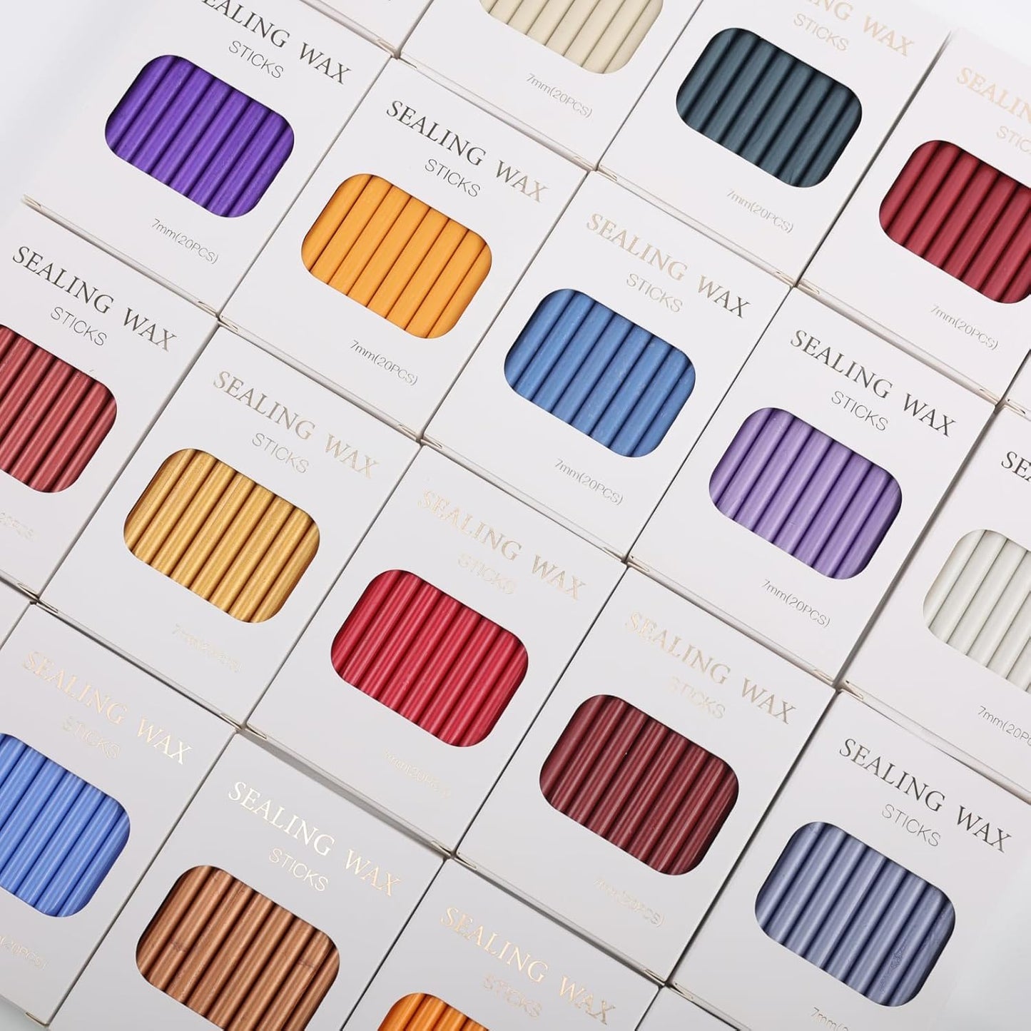 20pcs Glue Gun Wax Seal Sticks for Wedding Invitations, Envelope Letter Sealing (20, Baby Blue)