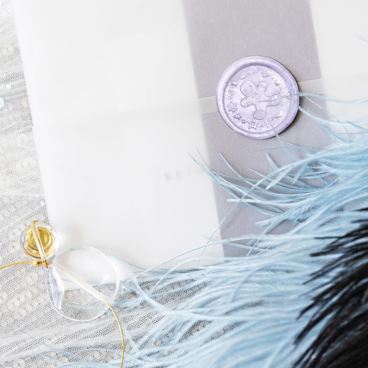 Glue Gun Sealing Wax Sticks for Wax Seal Stamp -Light Purple, Great for Wedding Invitations, Cards Envelopes, Snail Mails, Wine Packages, Christmas Gift Ideas, Pack of 10