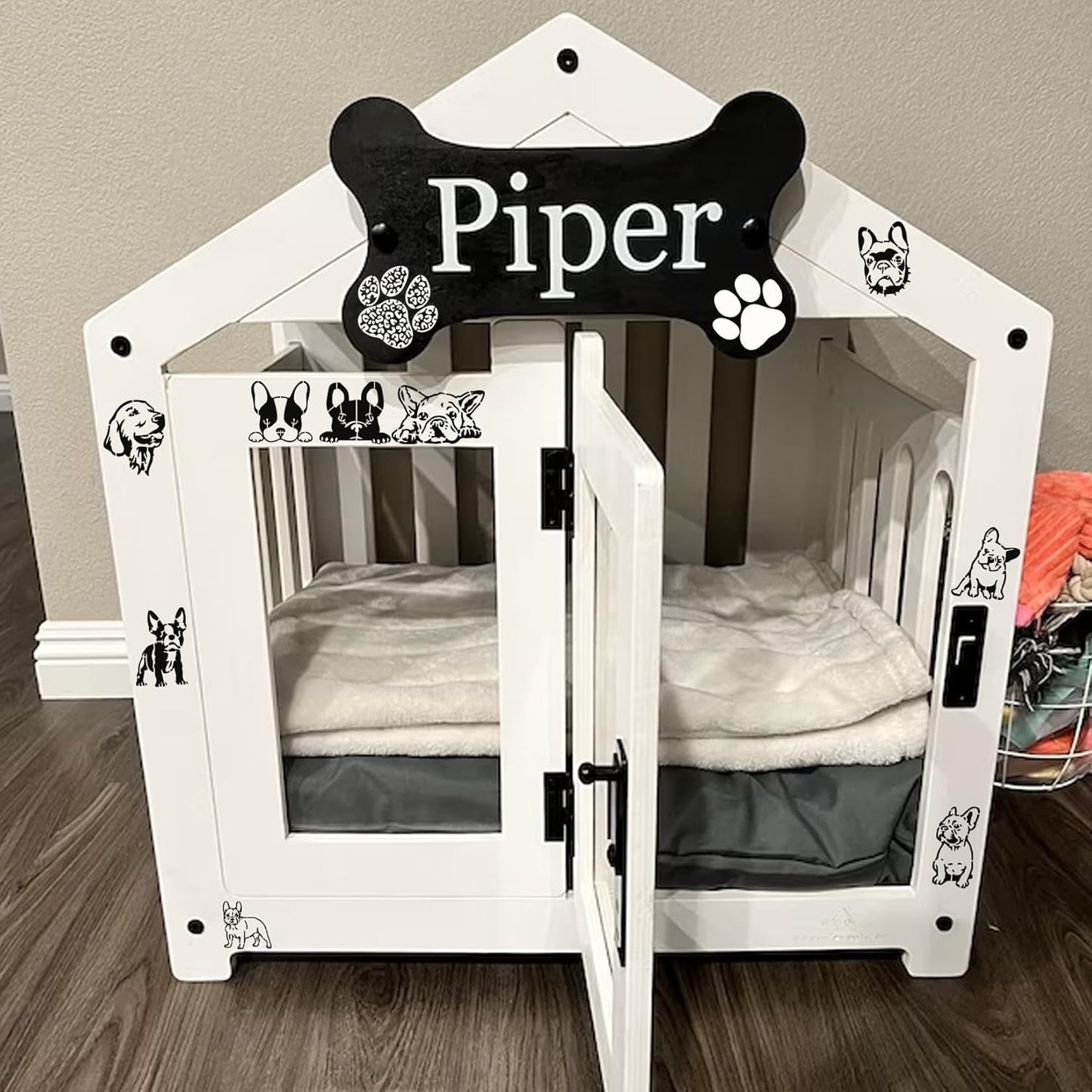 Small Stencils for Painting on Wood Reusable, 3 Inch Reusable Stencil for Craft Ornament Paint Template Stencils for Wall Card Rock Wood Signs Coasters Canvas Home Decor (Dog)