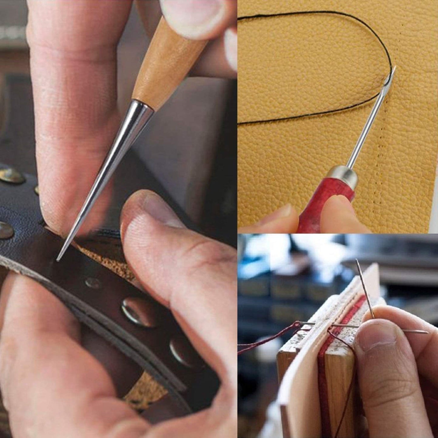 48 Colors Waxed Thread, Leather Sewing, Hand Stitching Thread for Hand Sewing Leather and Bookbinding, 13Yards Per Color