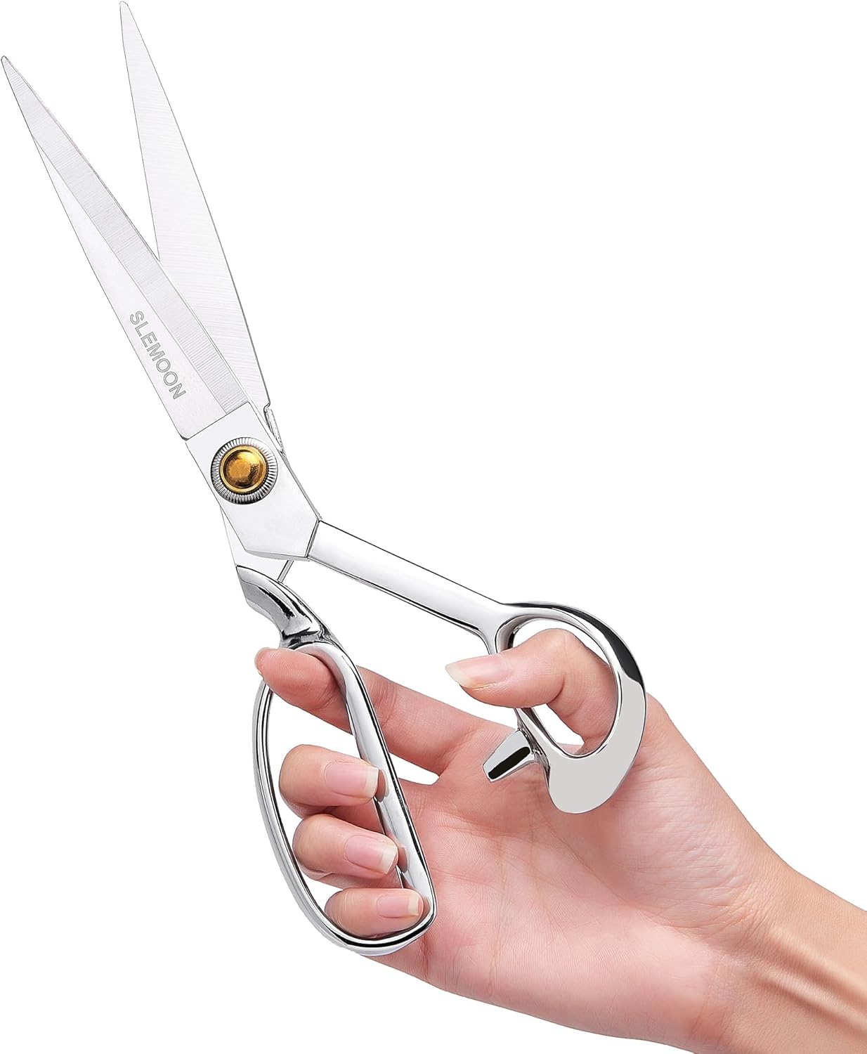 10" Sewing Scissors,Heavy Duty Tailor Scissors Shears for Fabric,Leather,Raw Materials,Dressingmaking,Altering-Professional Upholstery Shears for Dressmakers Students Office Crafting