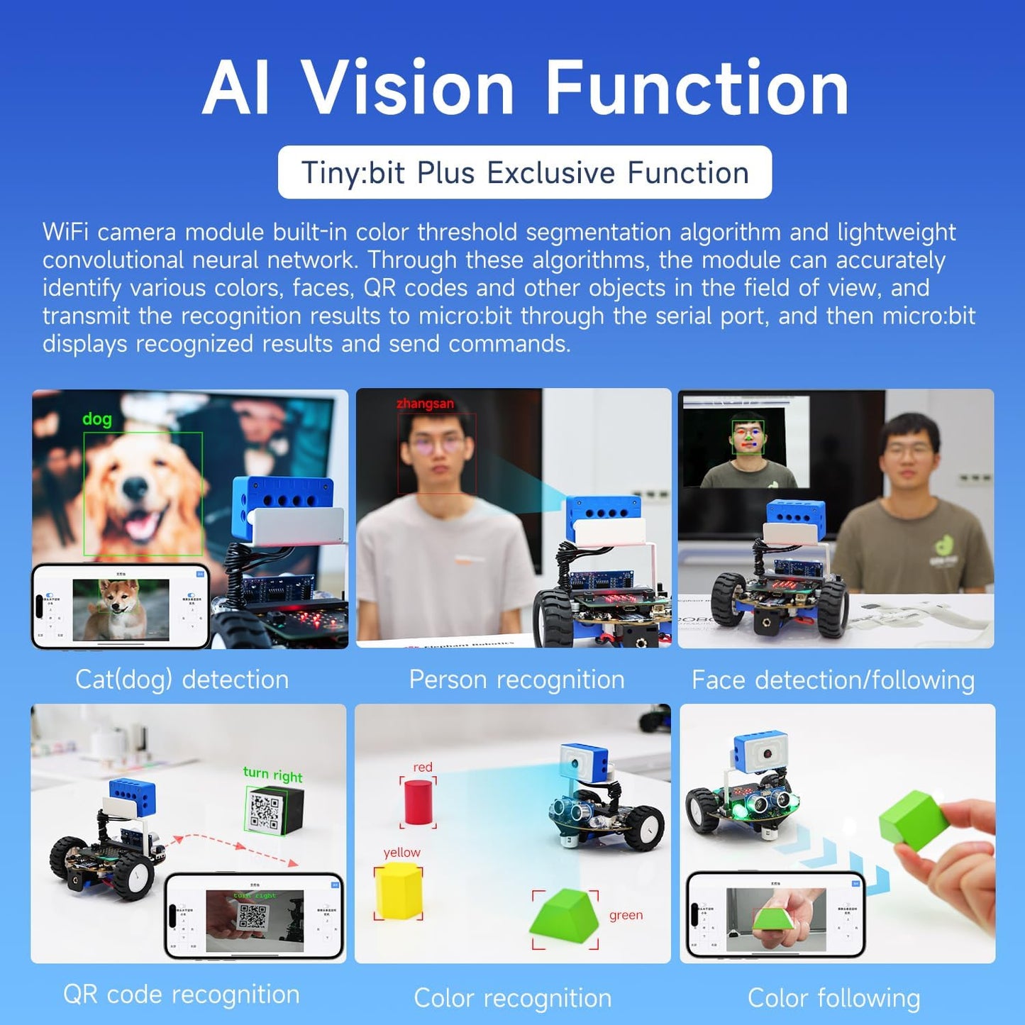 Yahboom Micro:bit Start Robot Kit with ESP32 Camera HD Video App Control for 8+ DIY Programmable STEM Education Toy Car with Tutorial Super Cost-Effective (with v2)