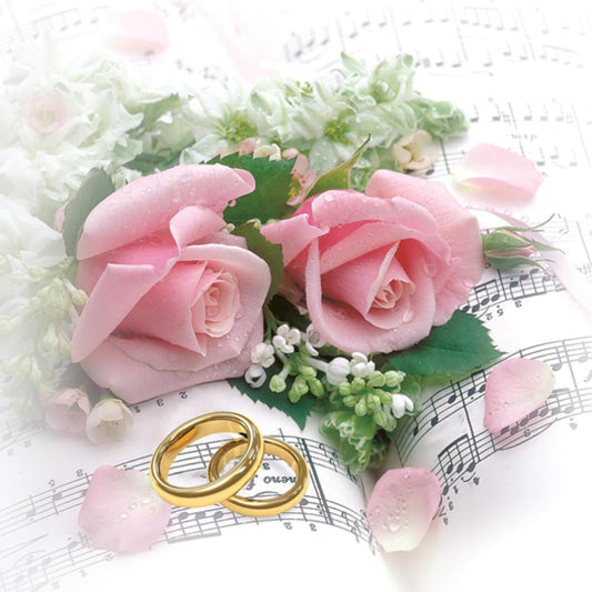 20-ct 13x13 Flowers Paper Luncheon Decoupage Napkins, 3-Ply Servilletas Printed Flower Bouquet Roses Wedding Napkin for Art, Dinner and Party, Disposable Napkins Decor