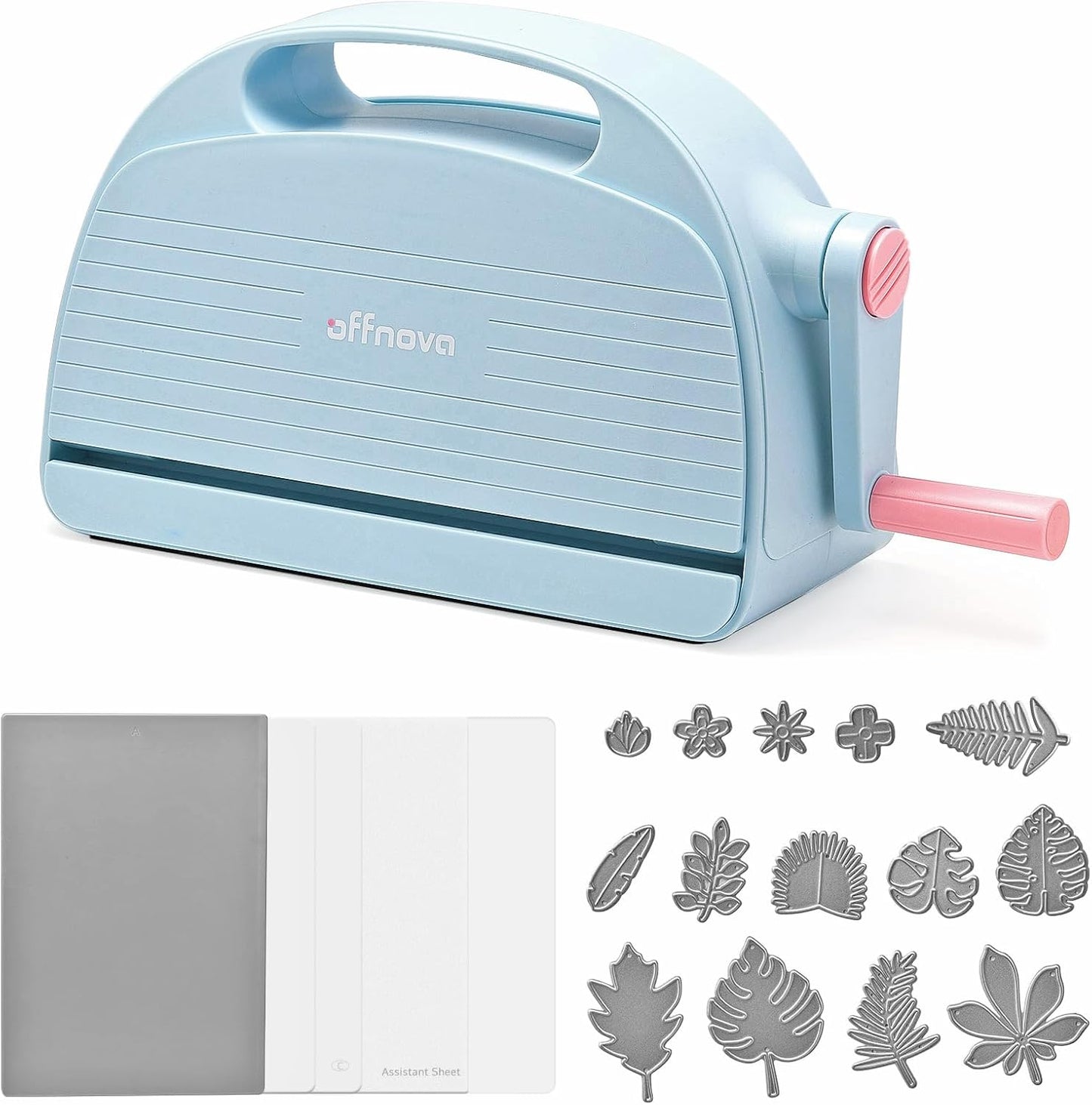 OFFNOVA Die Cutting and Embossing Machine, 8.5" Opening, for Dies and Embossers, Card Making and Scrapbooking Supplies Tools, Perfect for Invitations, Birthday Cards, Greeting Cards