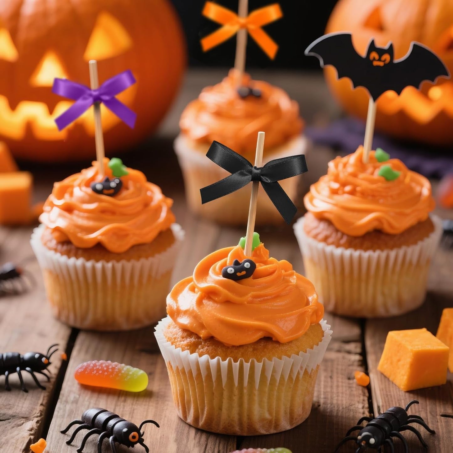 3/8 Inch Orange Ribbon, 25 Yards Orange Stain Ribbon for Gift Wrapping, Halloween, Christmas and Birthday Party Decoration, Craft, Flower Bouquet, Sewing