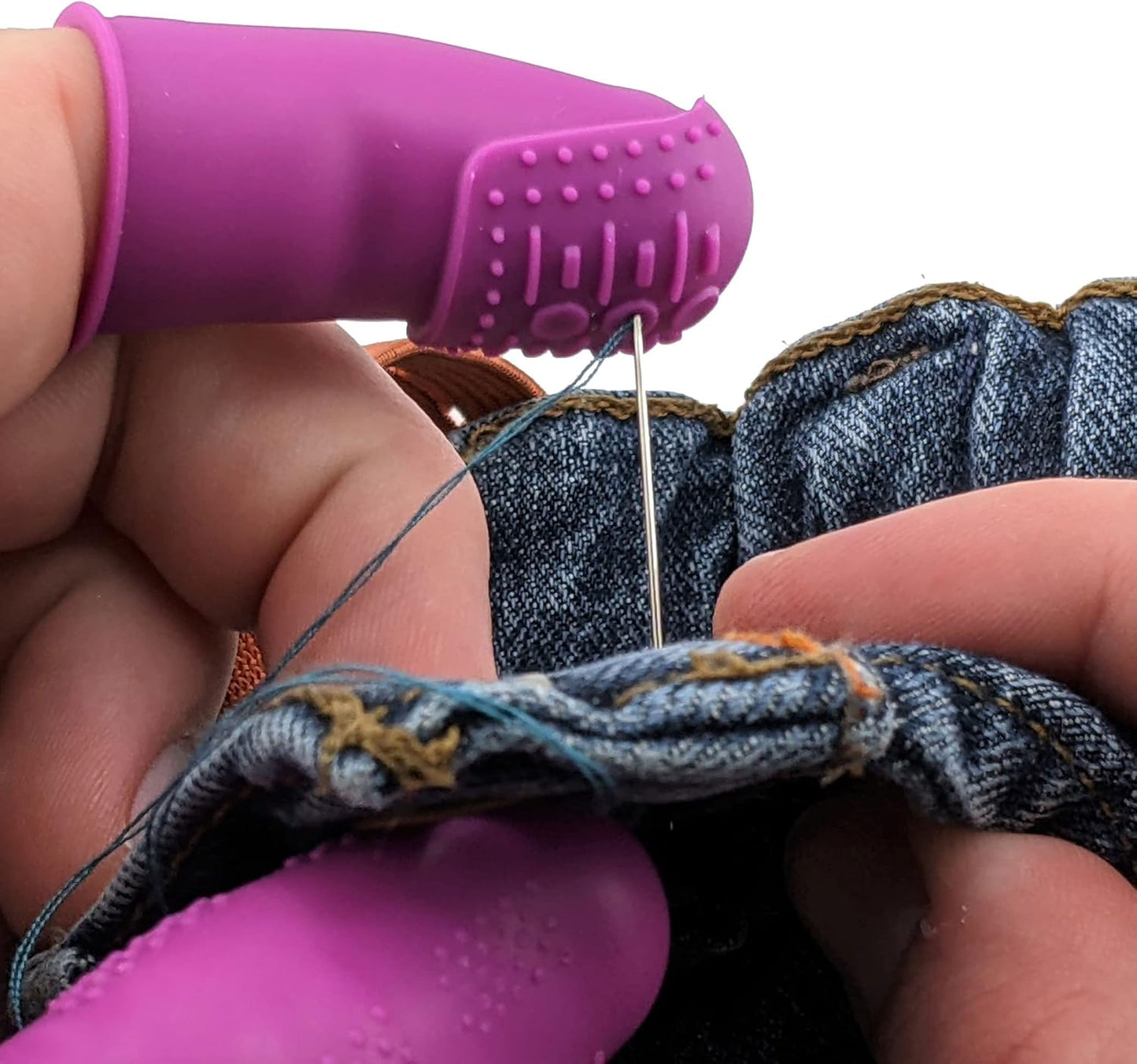 Sewing Kit for Teens & Petite Fingers | THIK-Grip Thimbles (2) | Needles (55) | Ruler (1) | Fabric Clips (4) | Spool Wrap (4) | Threaders (2) & More Supplies