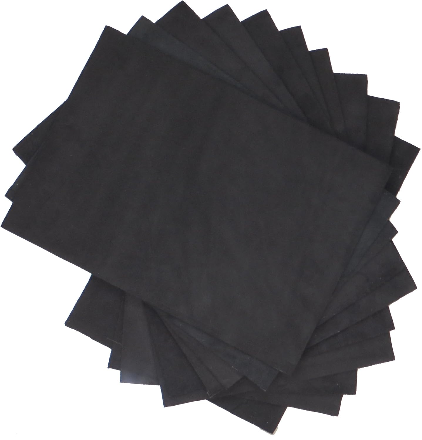 Premium Quality Suede Sheets 8.5"x12" with Super-Strong self-Adhesive Backing. Ideal for Making Peel-and-Stick (self-Stick, Stick-on) Soles for Dance Shoes, [SUEDE-DIY-r01].