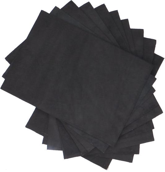 Premium Quality Suede Sheets 8.5"x12" with Super-Strong self-Adhesive Backing. Ideal for Making Peel-and-Stick (self-Stick, Stick-on) Soles for Dance Shoes, [SUEDE-DIY-r01].