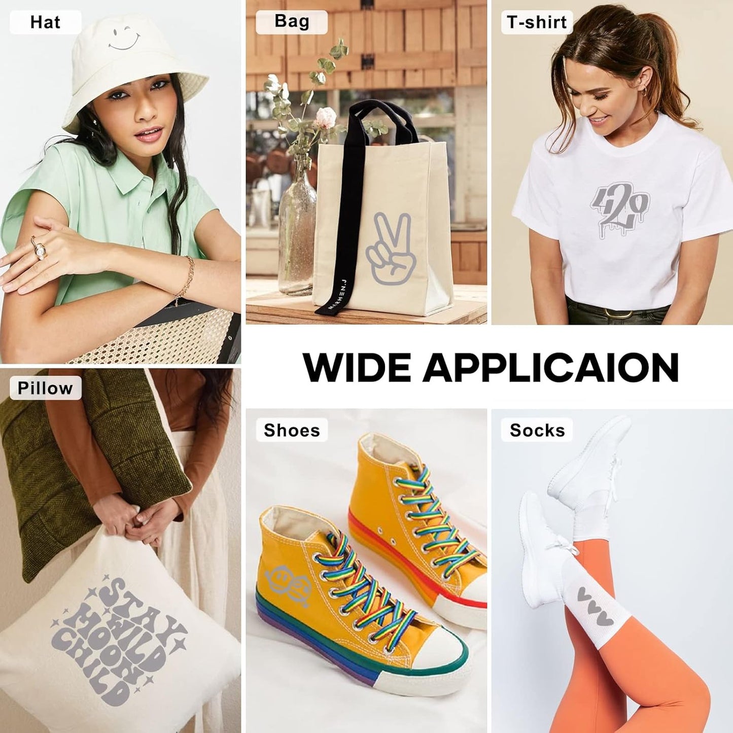 HTVRONT Reflective HTV Vinyl Roll - 12" x 8ft Reflective Heat Transfer Vinyl for T Shirts, Reflective Iron on Vinyl Compatible with Cricut Cutting Machine (Light Gray)