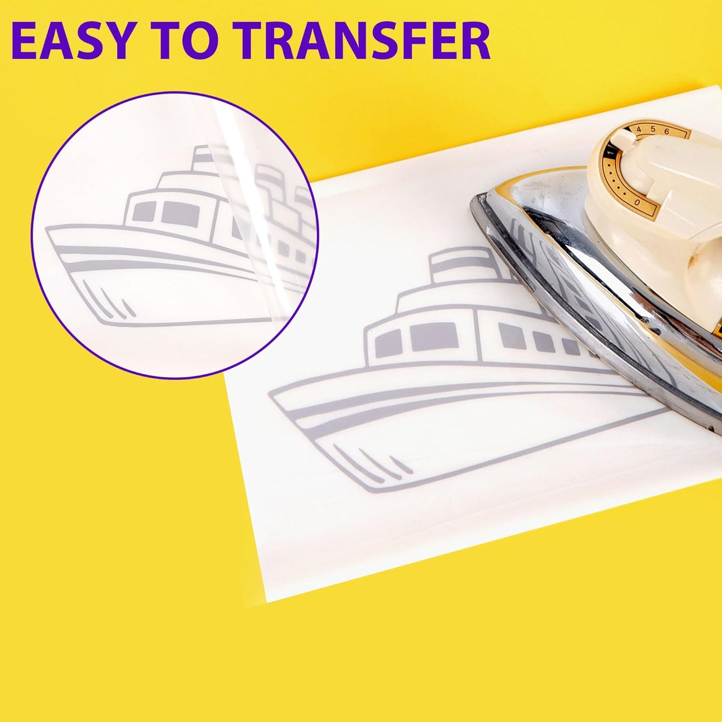 RENLITONG Grey Iron on Vinyl 12Inch by 50ft Roll HTV Heat Transfer Vinyl for T-Shirt HTV Rolls for All Cutter Machine - Easy to Cut & Weed for Heat Transfer Design