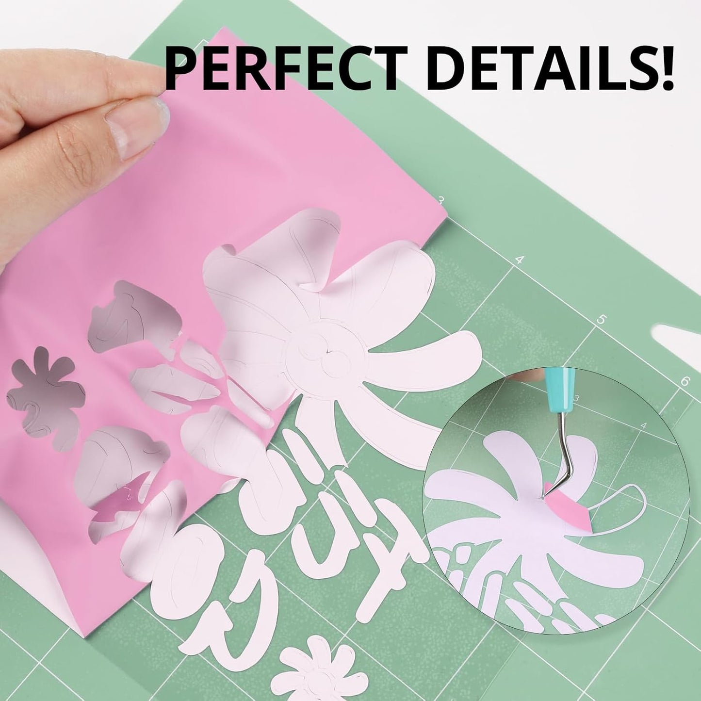 HTVRONT Pink Heat Transfer Vinyl Rolls - 12" x 8ft Baby Pink HTV Vinyl for Shirts, Iron on Vinyl for All Cutting Machine - Easy to Cut & Weed for Heat Vinyl Design