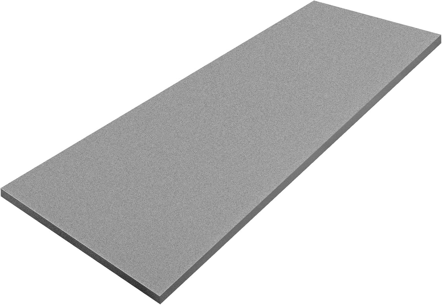 Amylove Polyurethane Foam 24" x 72" High Density Cushion Upholstery Foam Sheet for Seat Replacement DIY Projects Chairs Headboards Sofas Home(1/4" X 24" X 72",Gray)