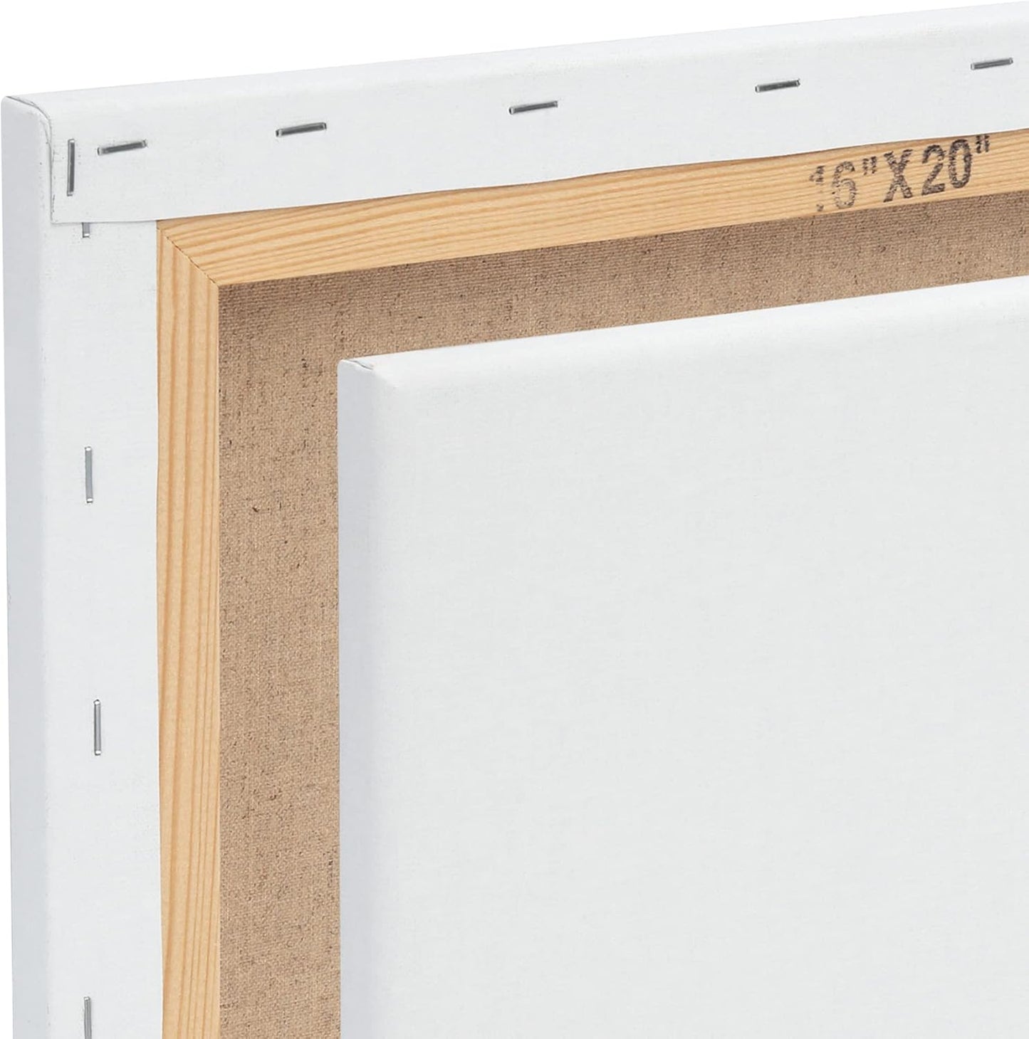 Centurion Deluxe Professional Oil Primed Linen Stretched Canvas, 11oz Linen, 10x10 - Box of 6, 0.67" Deep Canvases, Kiln-Dried Stretchers, Back Stapled, Premium Medium Weight Canvas for Oil Paintings